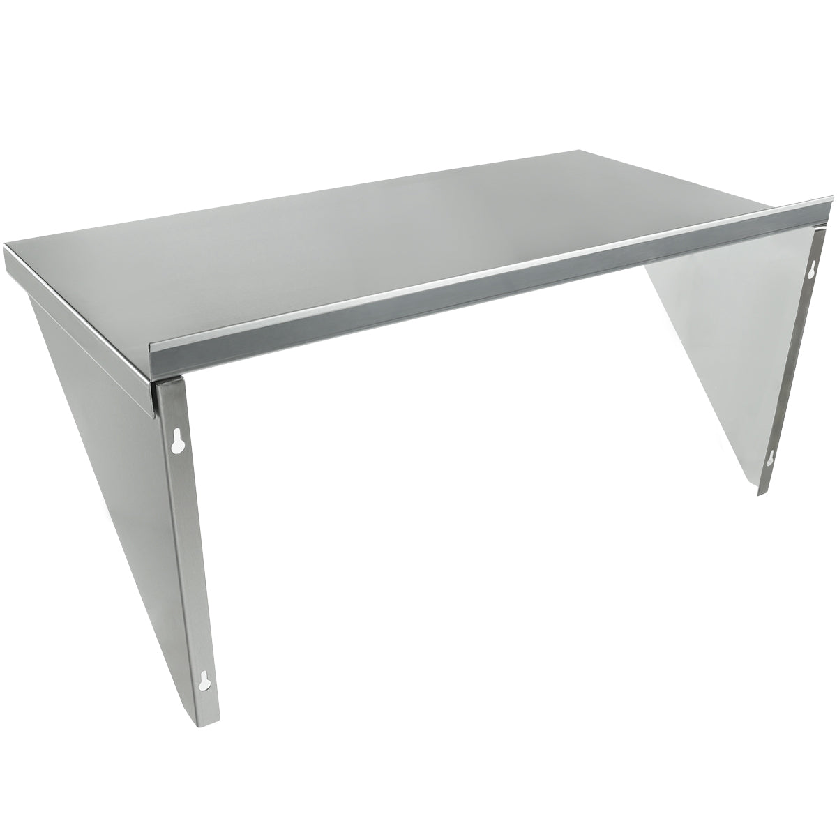 36" x 18" 16 Gauge Stainless Steel Heavy Duty Wall Shelf, NSF Shelving, Wall Mounted Empura