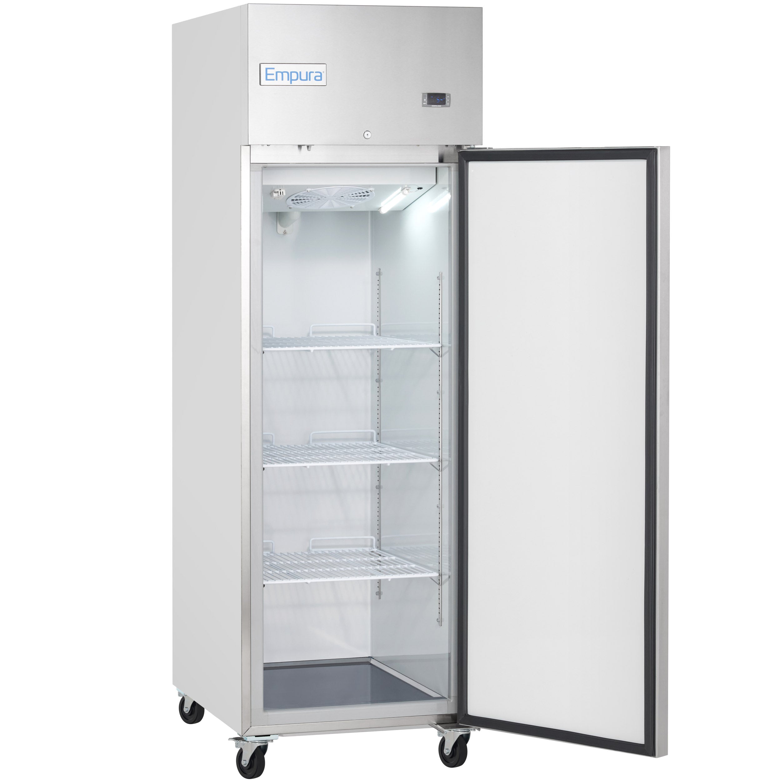 25" Commercial Stainless Steel 1 Door Reach-In Refrigerator