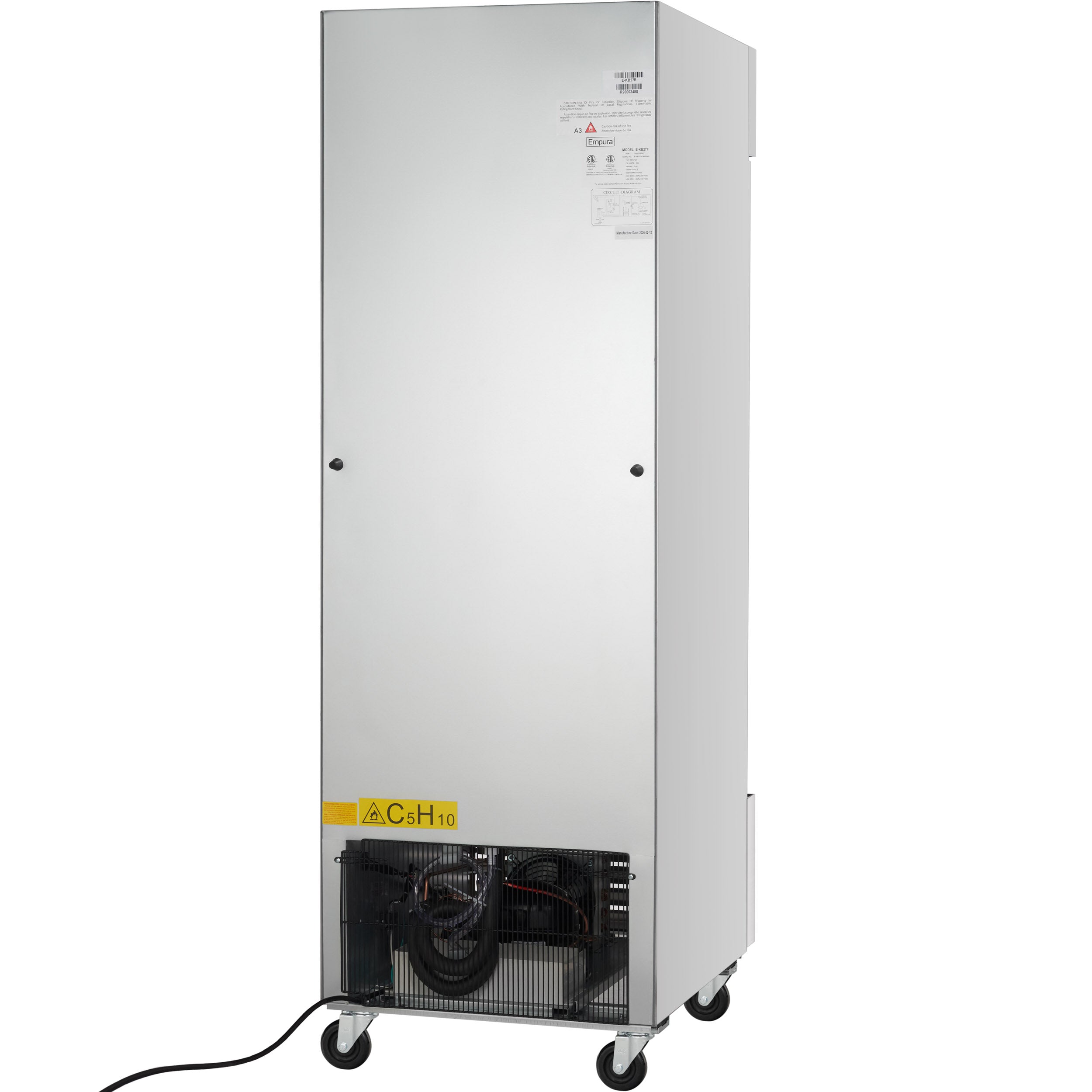 27" Commercial 1 Door Reach-In Refrigerator