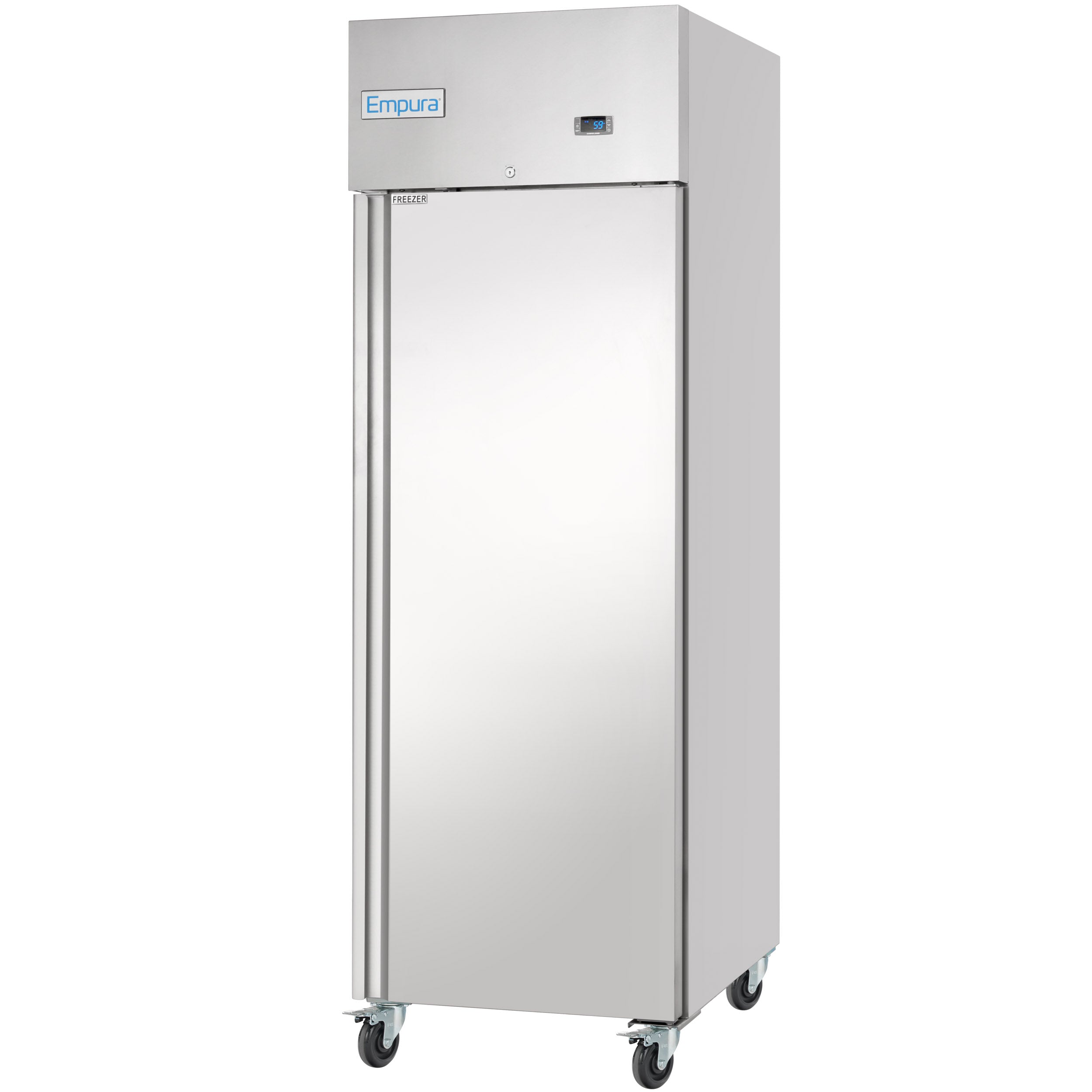 27" Commercial Stainless Steel 1 Door Reach-In Freezer
