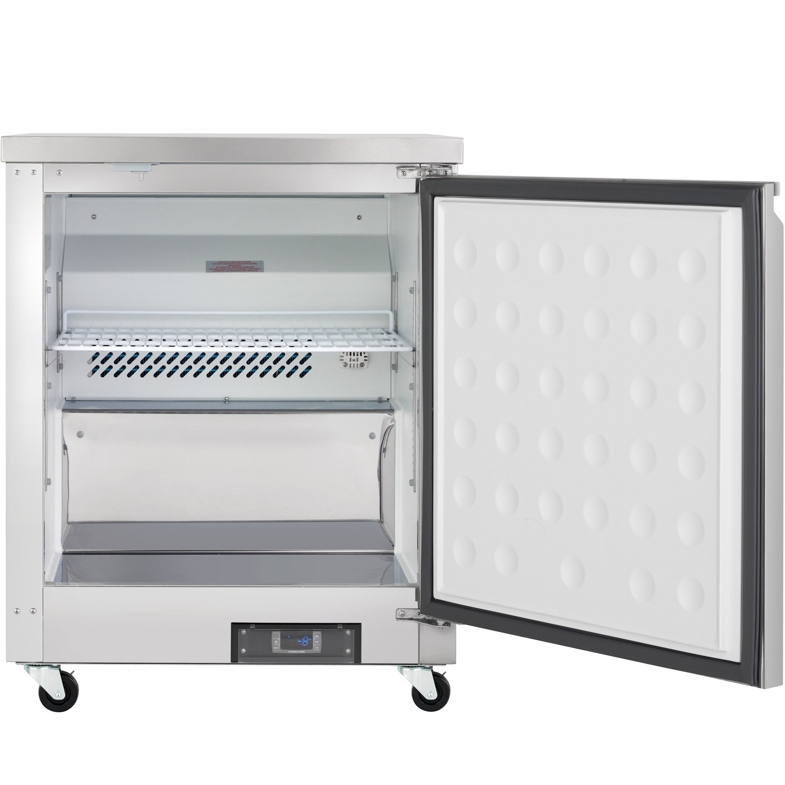28" Single Door Commercial Undercounter Reach-In Freezer