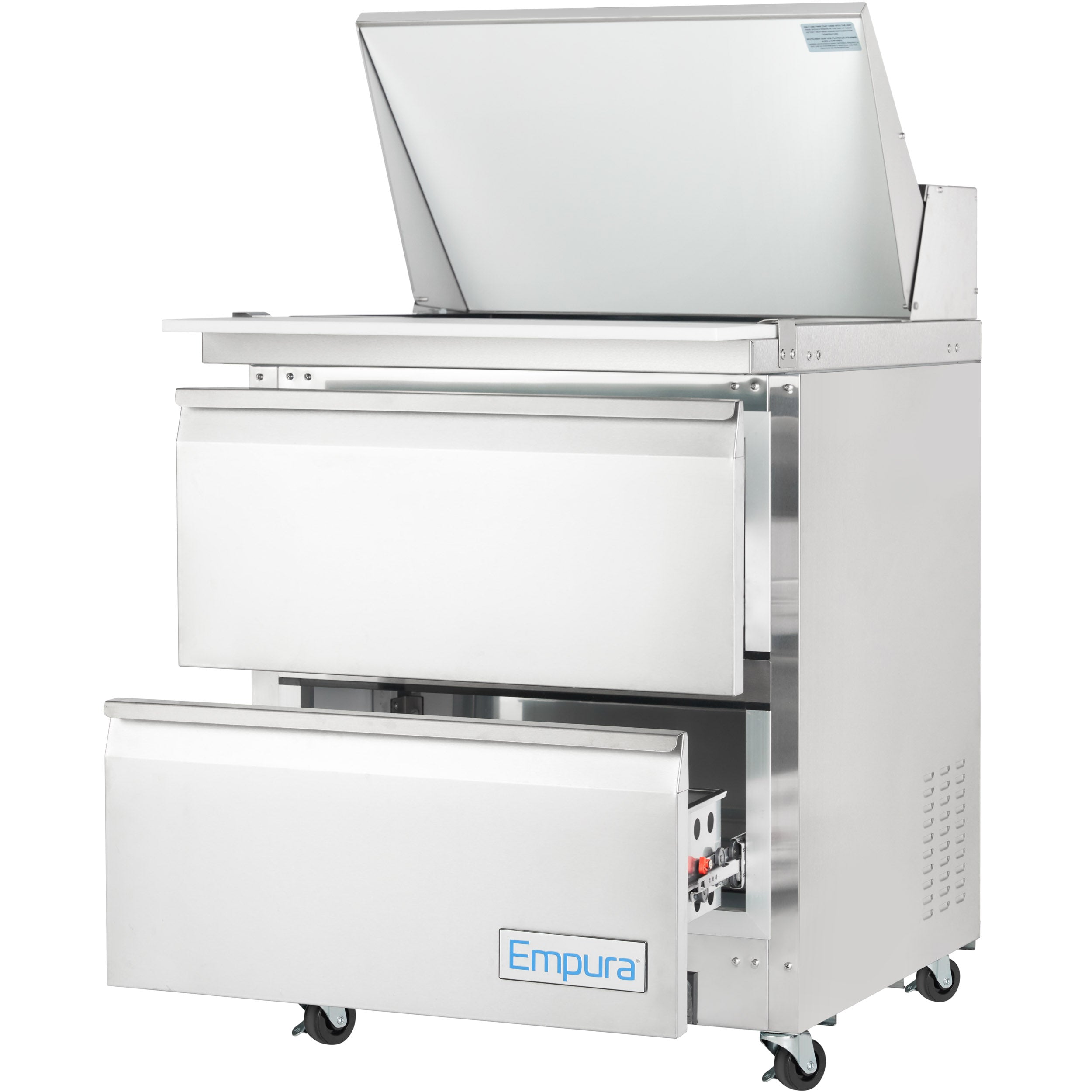 29" 2 Drawer Commercial Mega Top Refrigerated Sandwich and Salad Prep Table