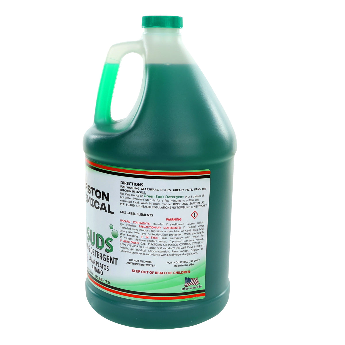 1 Gallon Green Suds Detergent for Hand Washing Made in USA