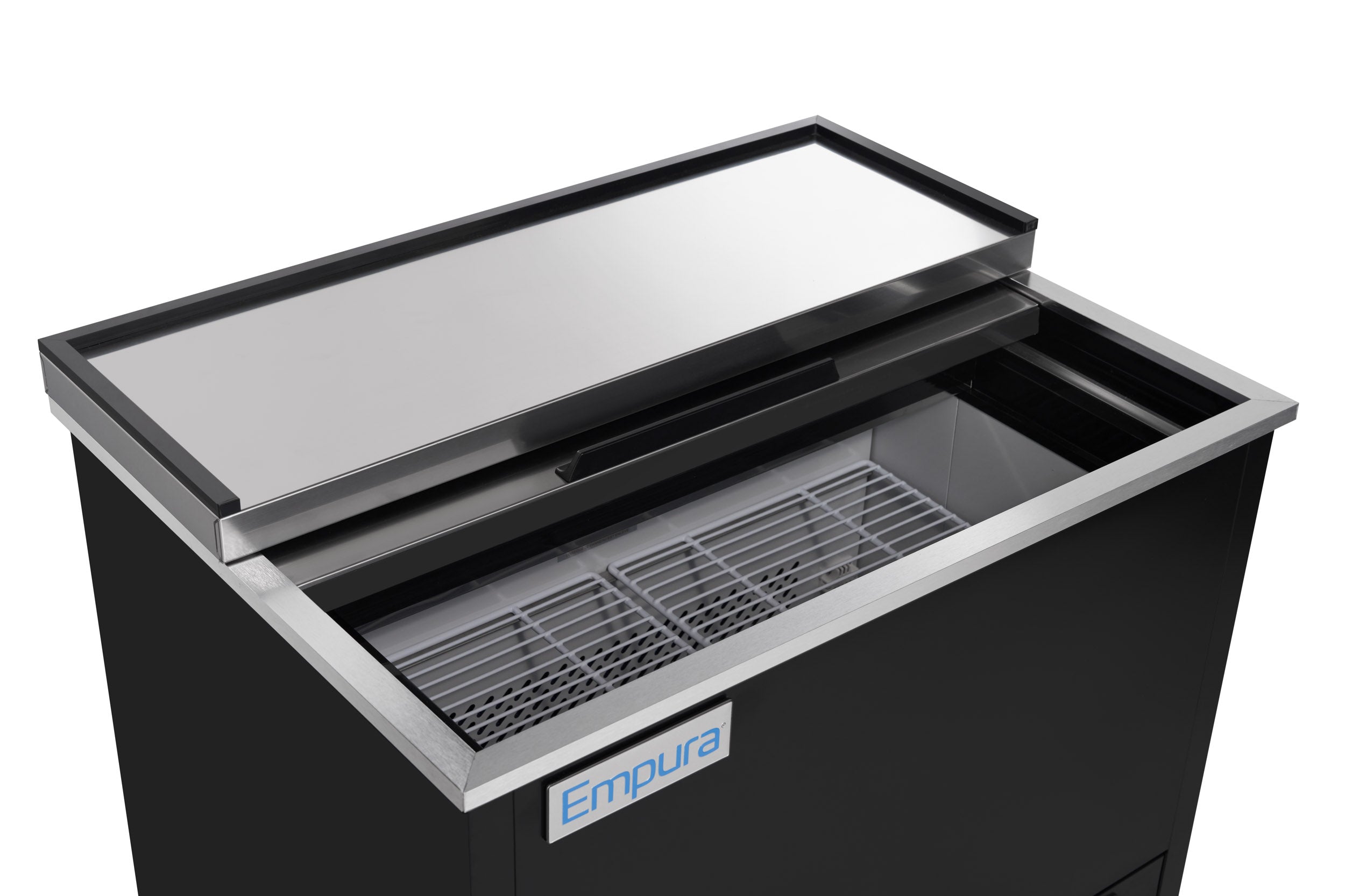 37" Black Powder Coated Stainless Steel Glass Froster - 115V