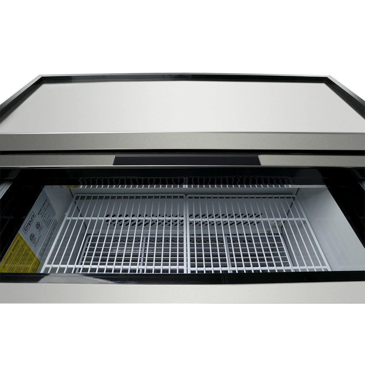 37" Black Powder Coated Stainless Steel Glass Froster - 115V