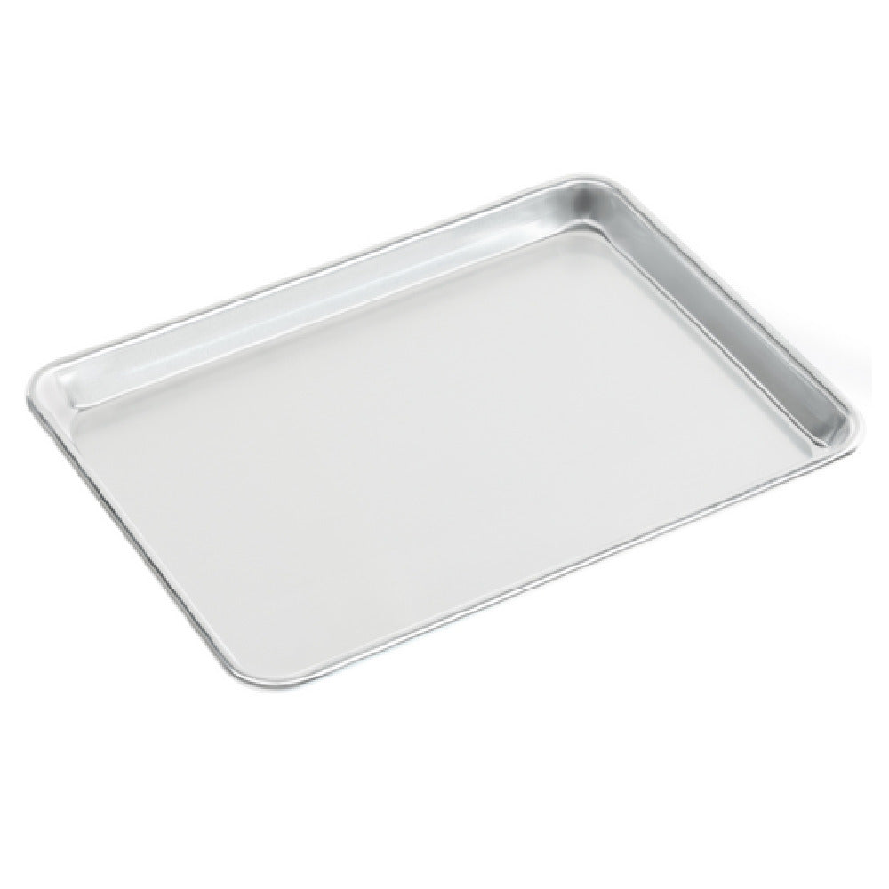 20 Gauge Quarter Size Aluminum Sheet Pan with Closed Bead