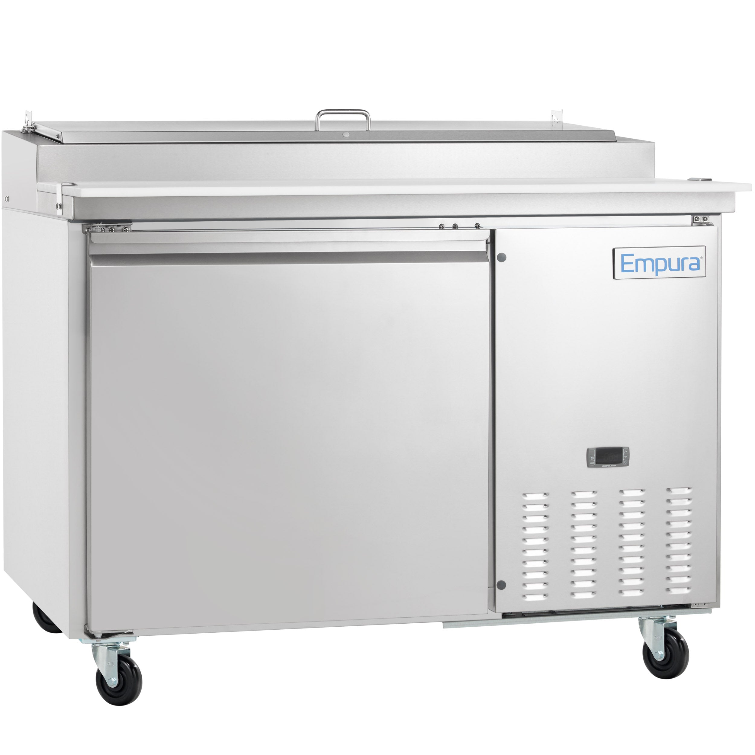 47" 1 Door Commercial Refrigerated Stainless Steel Pizza Prep Table