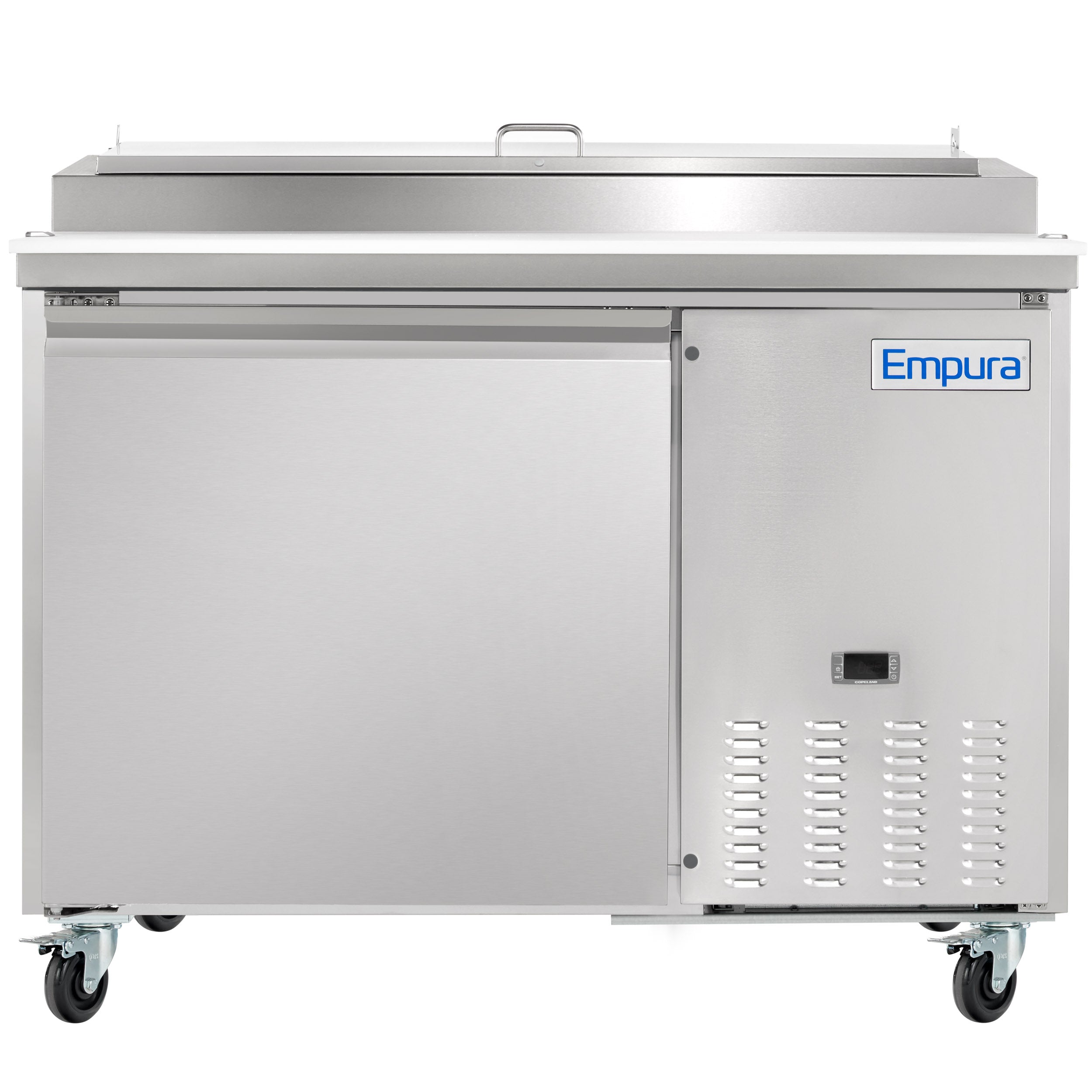 47" 1 Door Commercial Refrigerated Stainless Steel Pizza Prep Table