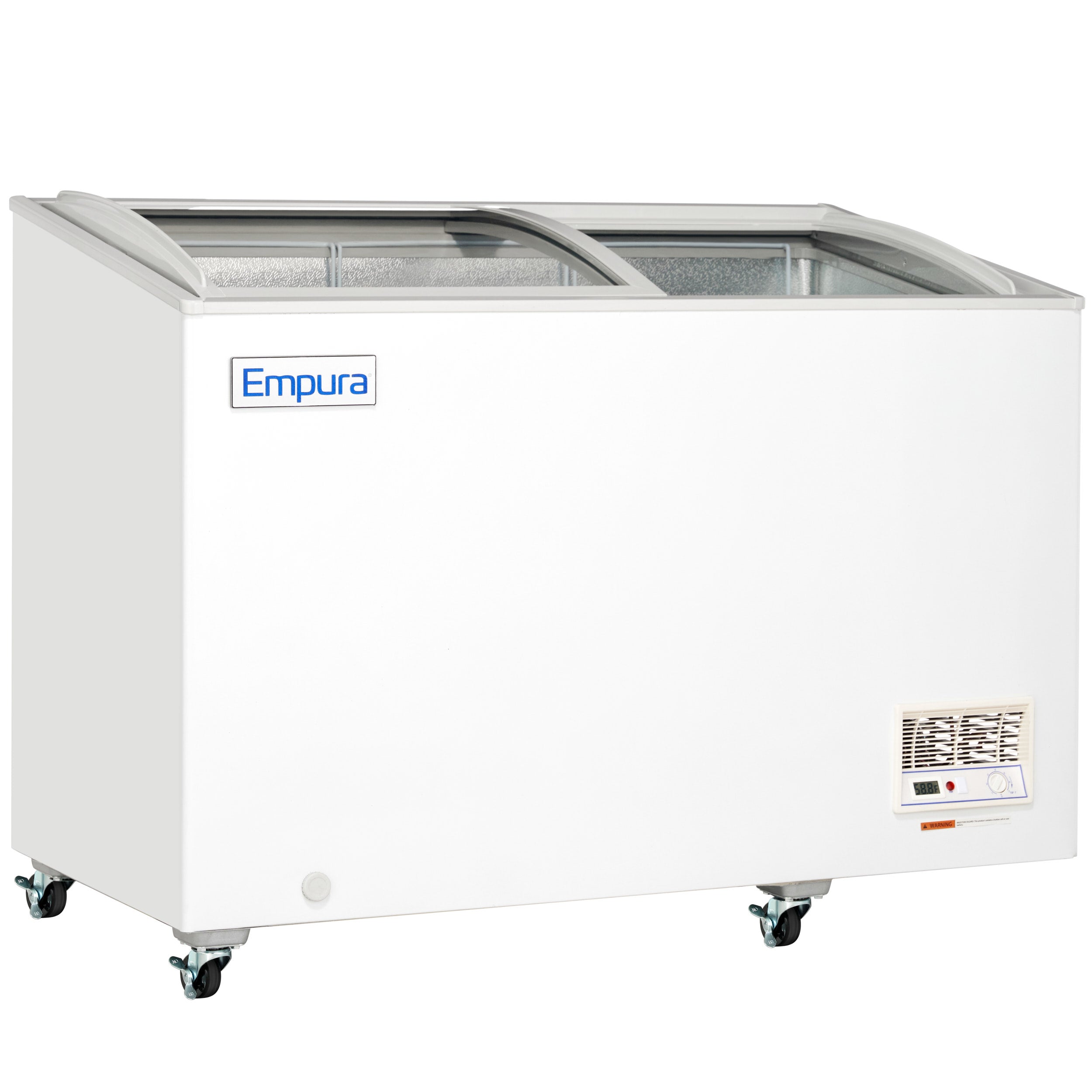 47" Commercial Curved Top Display Freezer - 9.7 cu. ft. Capacity