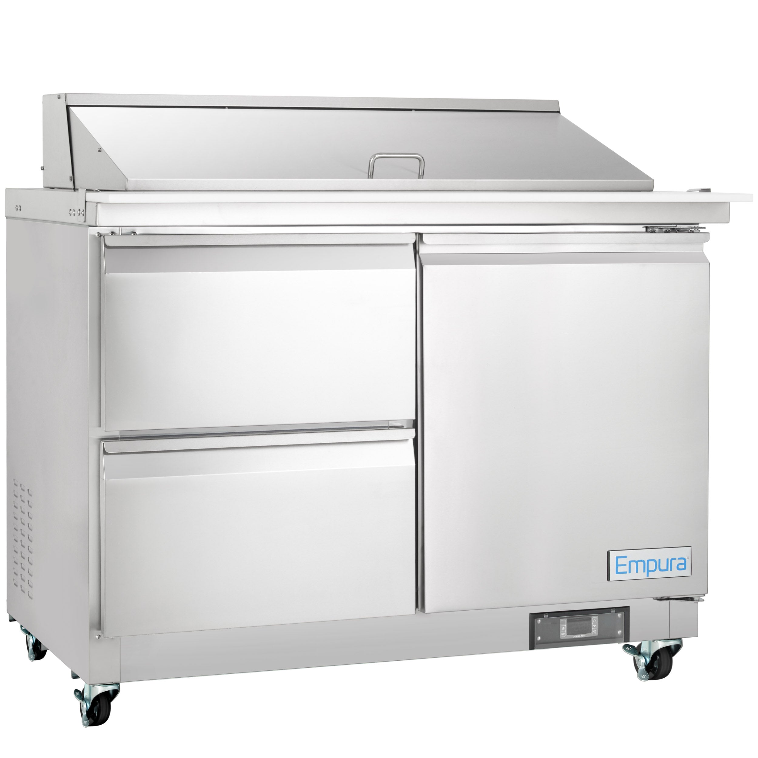 48" 2 Drawer Commercial Mega Top Refrigerated Sandwich and Salad Prep Table