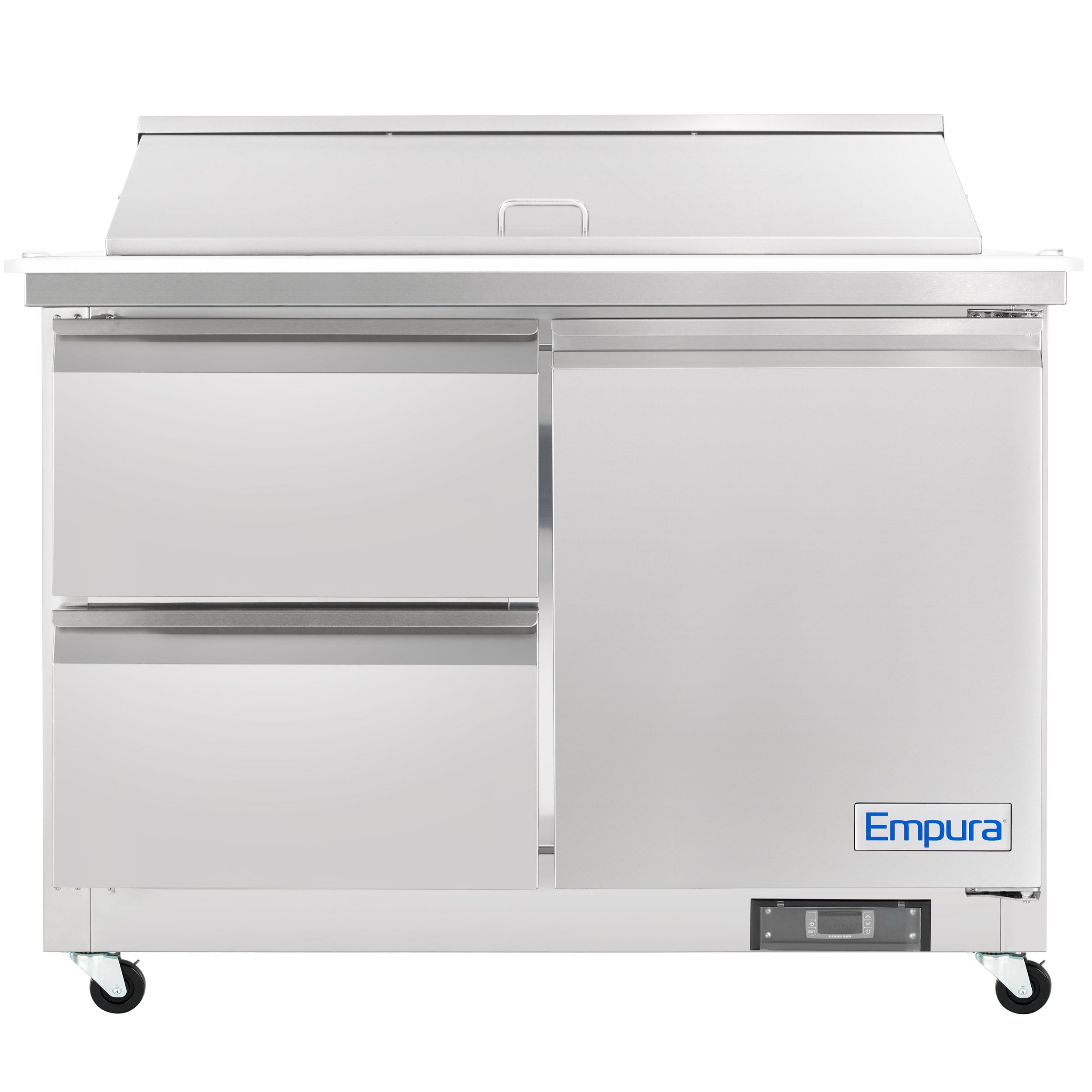 48" 2 Drawer Commercial Mega Top Refrigerated Sandwich and Salad Prep Table