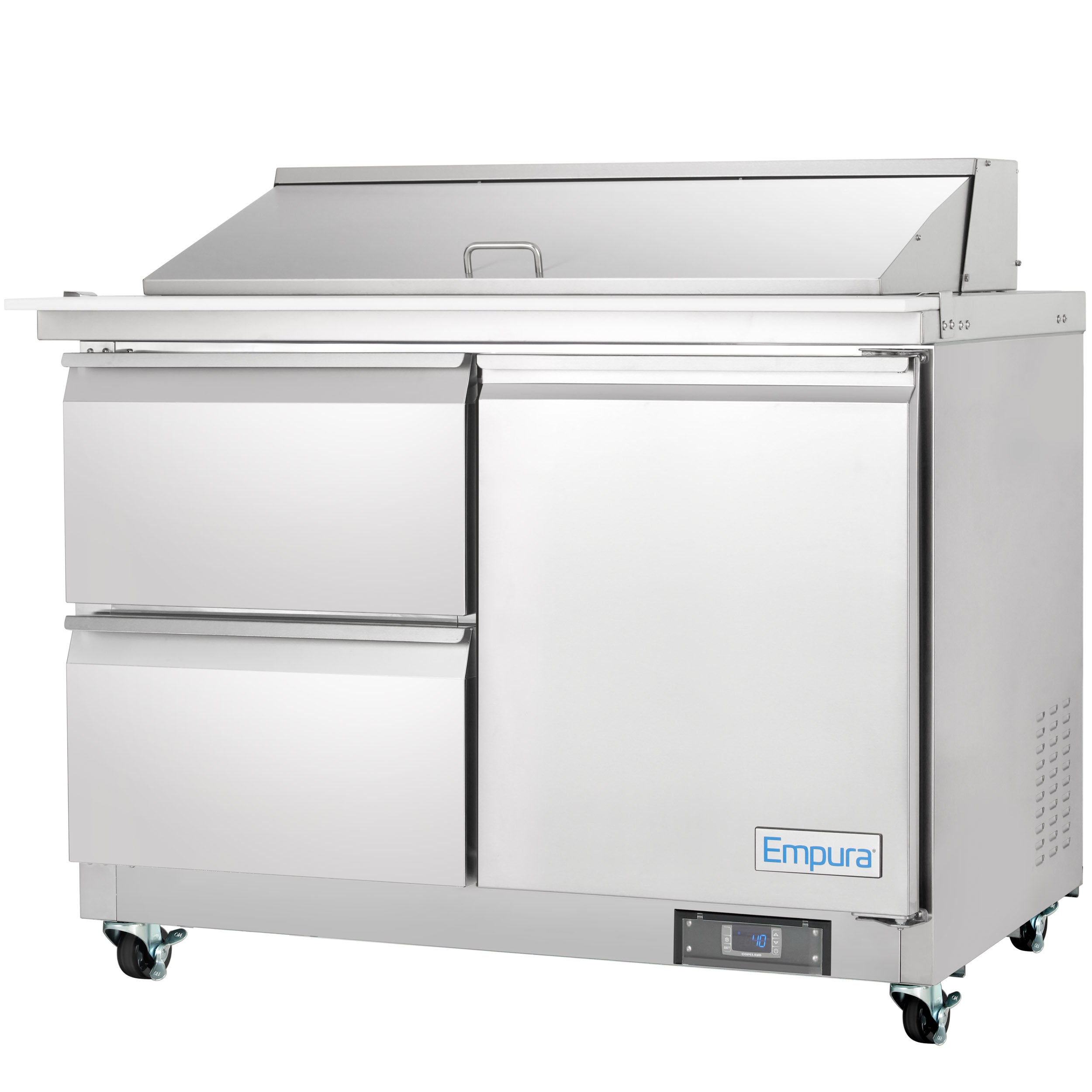 48" 2 Drawer Commercial Mega Top Refrigerated Sandwich and Salad Prep Table