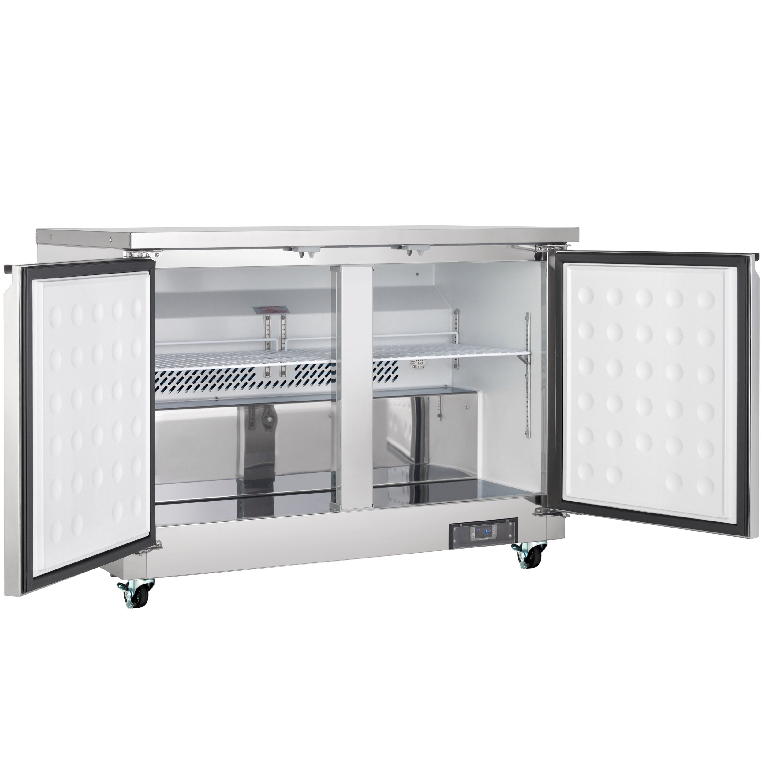 48" Two Door Commercial Undercounter Reach-In Freezer