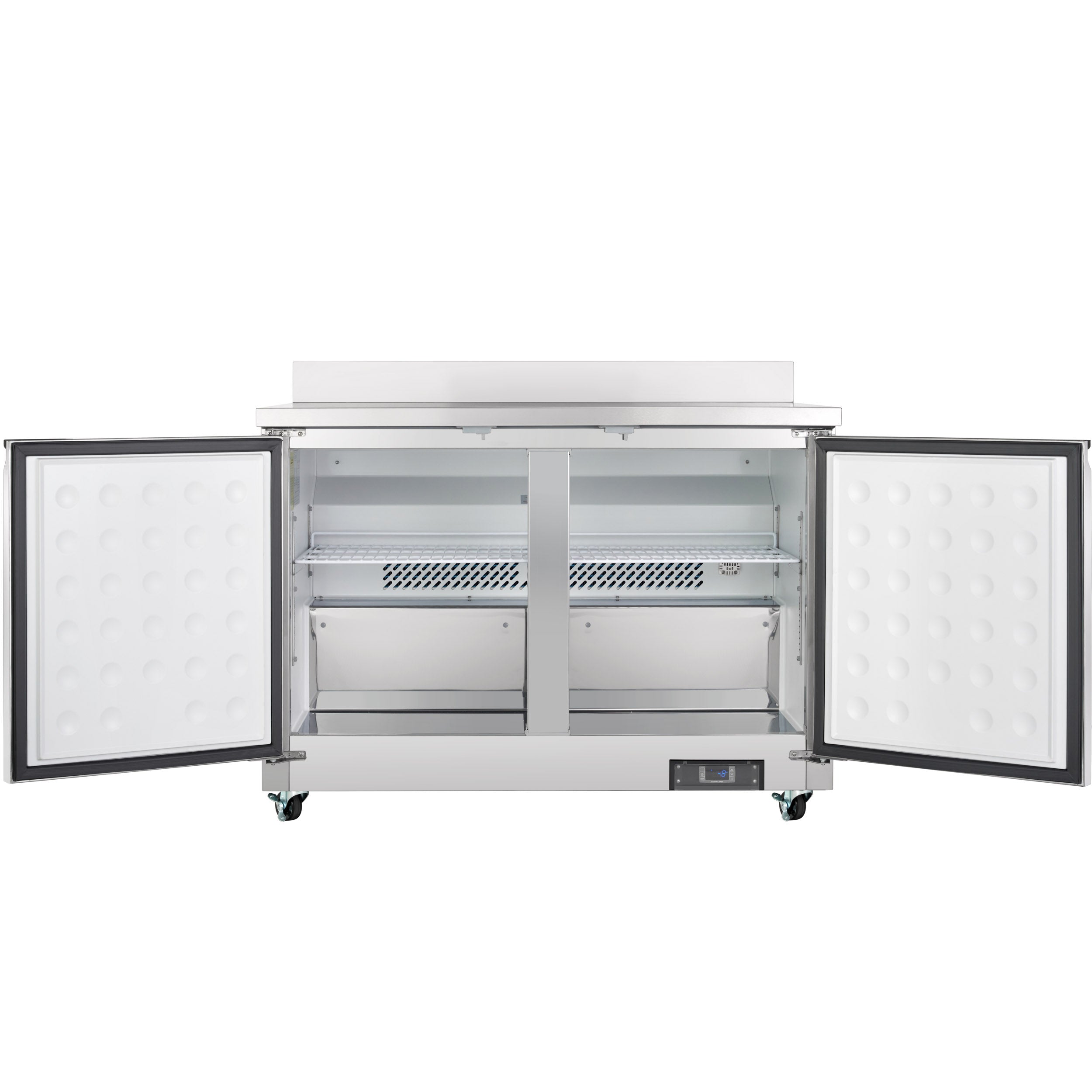 48" Two Door Commercial Work Top Undercounter Refrigerator