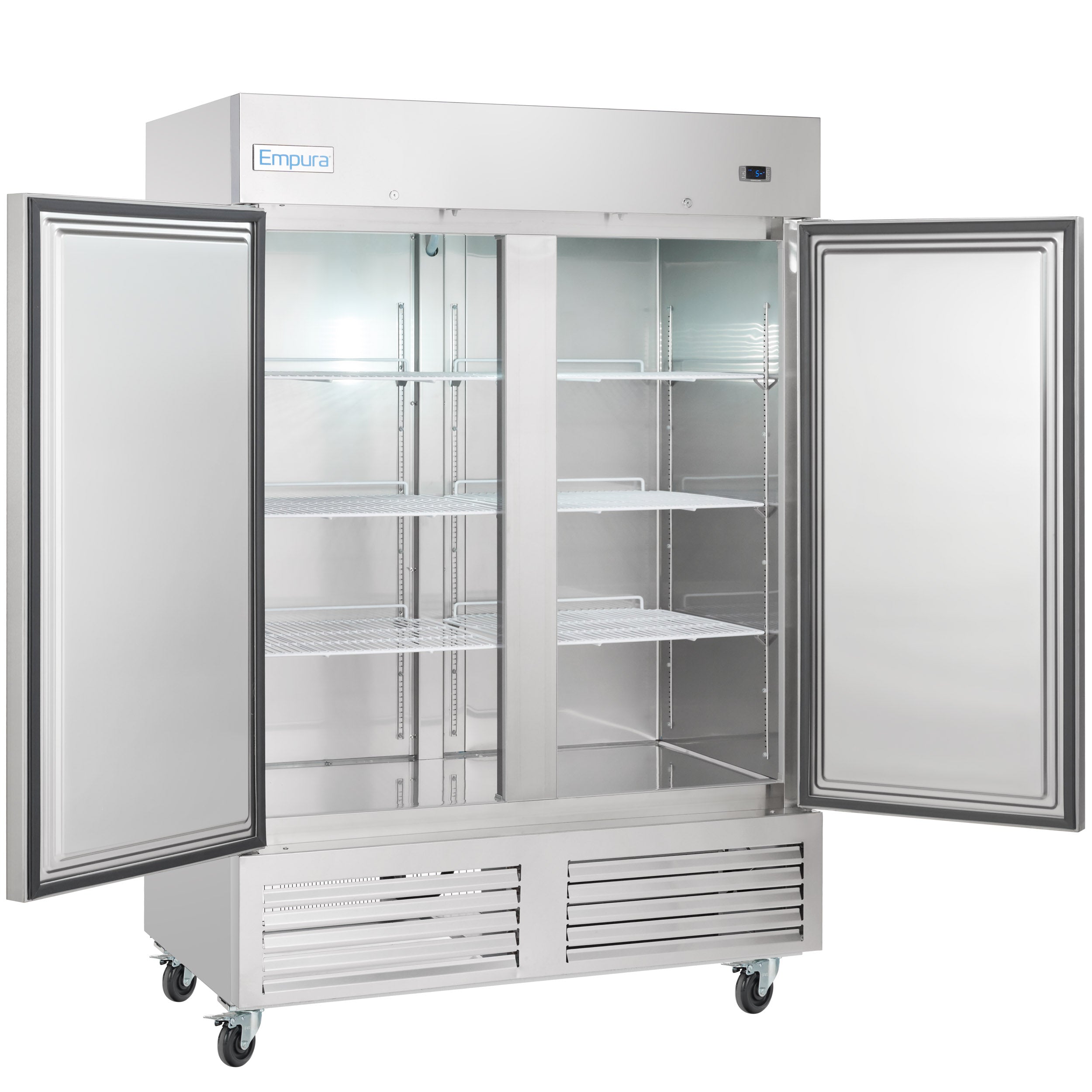 54" Commercial 2 Door Reach-In Freezer