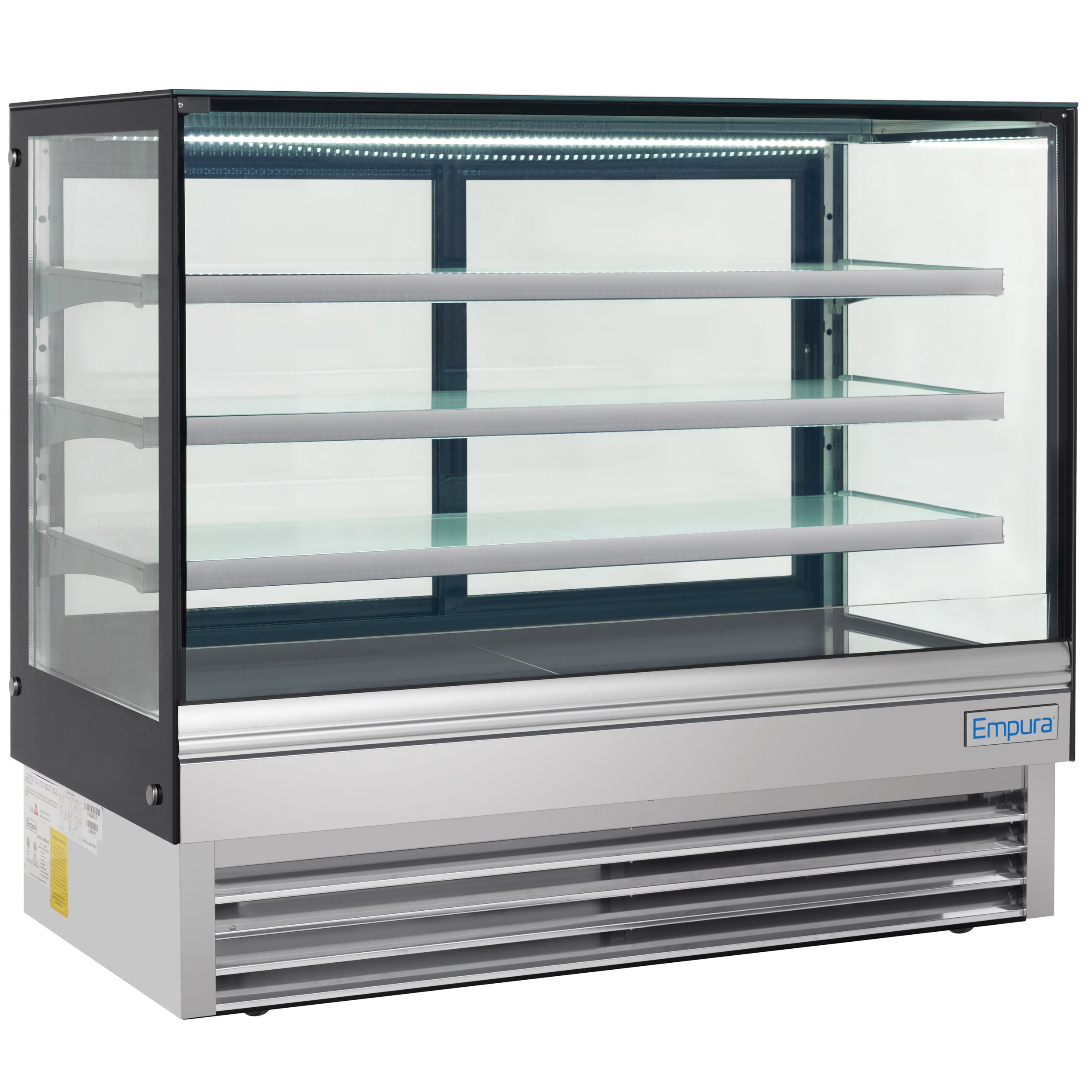 59" Stainless Steel Refrigerated Commercial Bakery Display Case