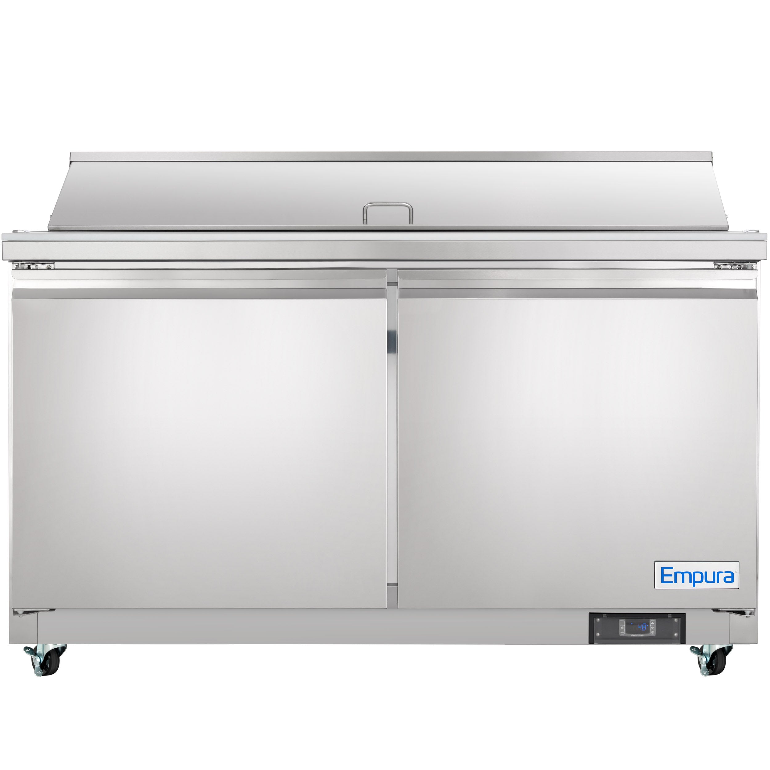 61" 2 Door Commercial Refrigerated Sandwich and Salad Prep Table