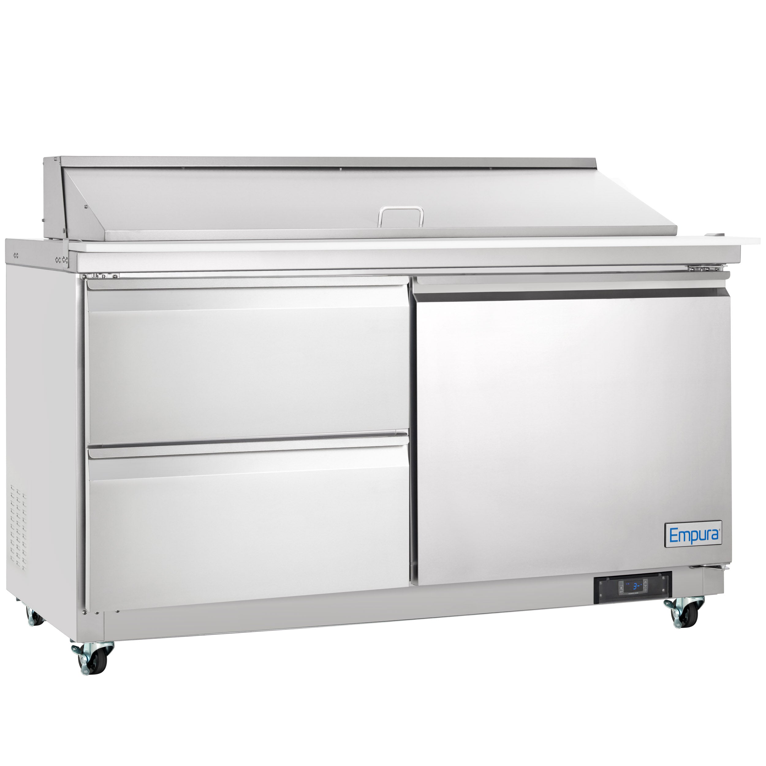 61" 2 Drawer Commercial Mega Top Refrigerated Sandwich and Salad Prep Table
