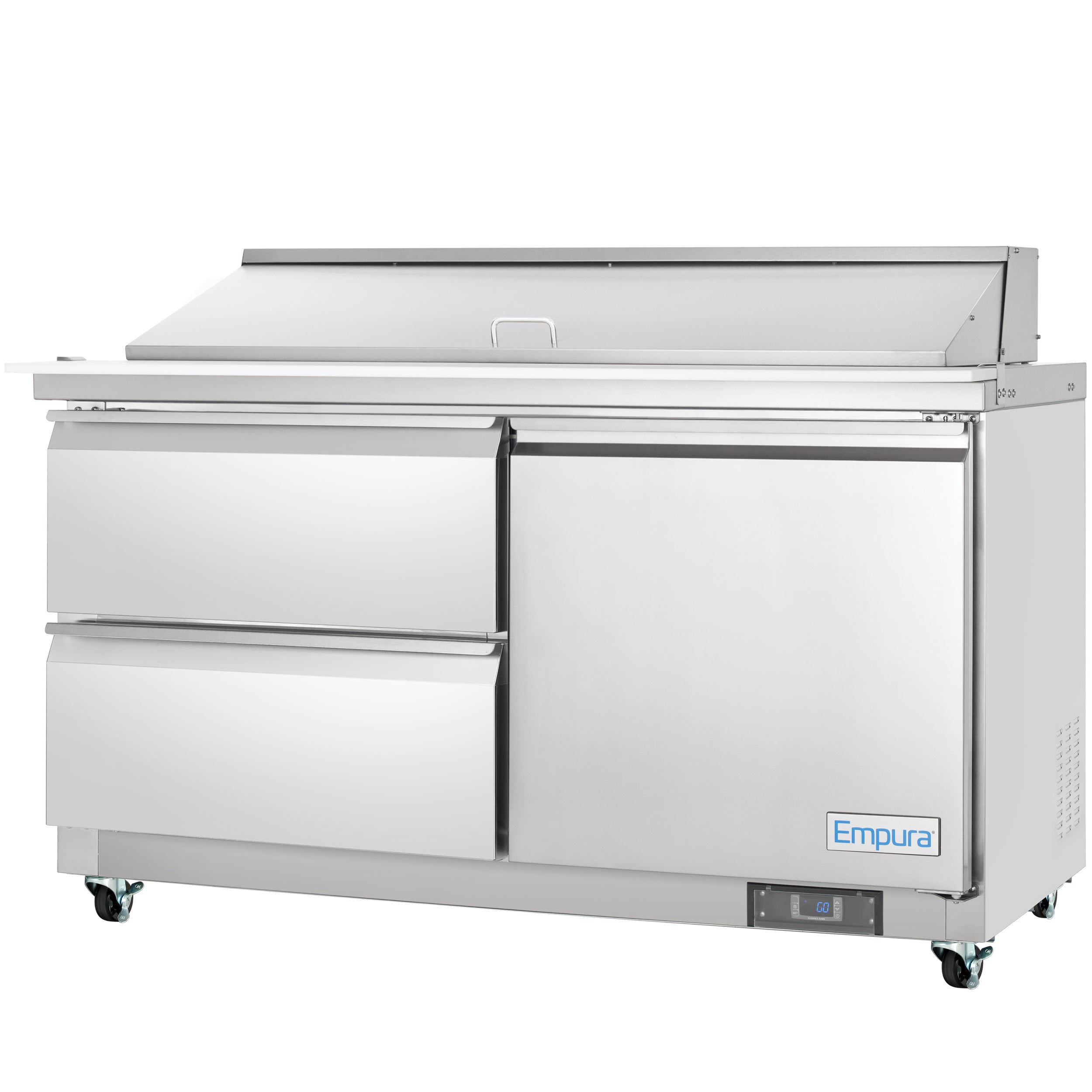 61" 2 Drawer Commercial Mega Top Refrigerated Sandwich and Salad Prep Table