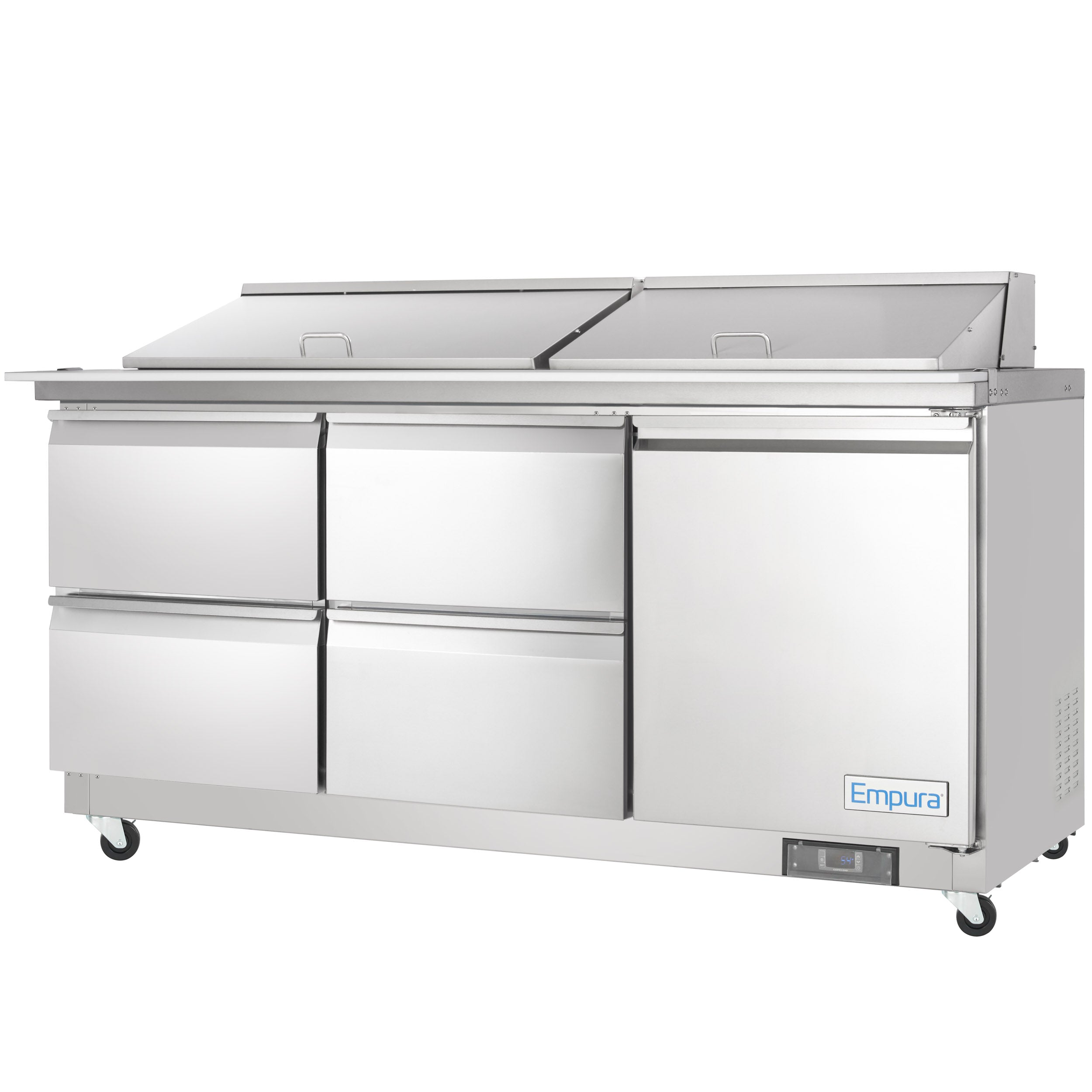 72" 4 Drawer Commercial Mega Top Refrigerated Sandwich and Salad Prep Table