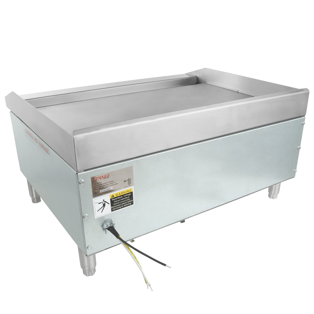 30" Electric Commercial Countertop Griddle - 208 or 240V, 3945-5250W