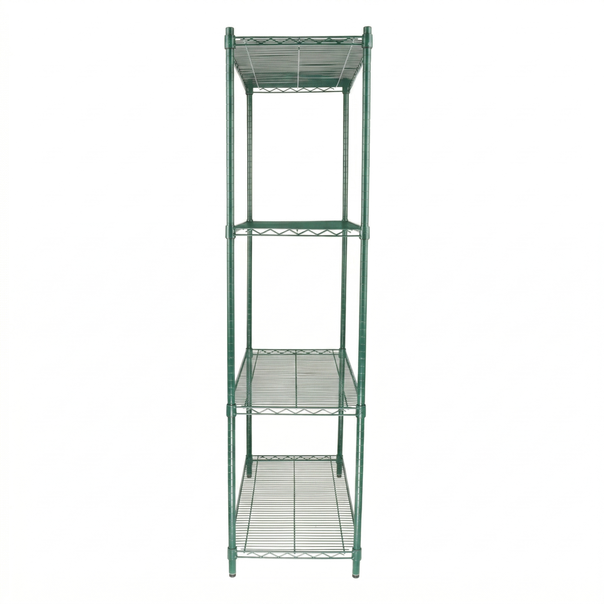 36" x 18" Epoxy 4-Shelf Commercial Wire Shelving Kit Kit with 74" Posts, NSF