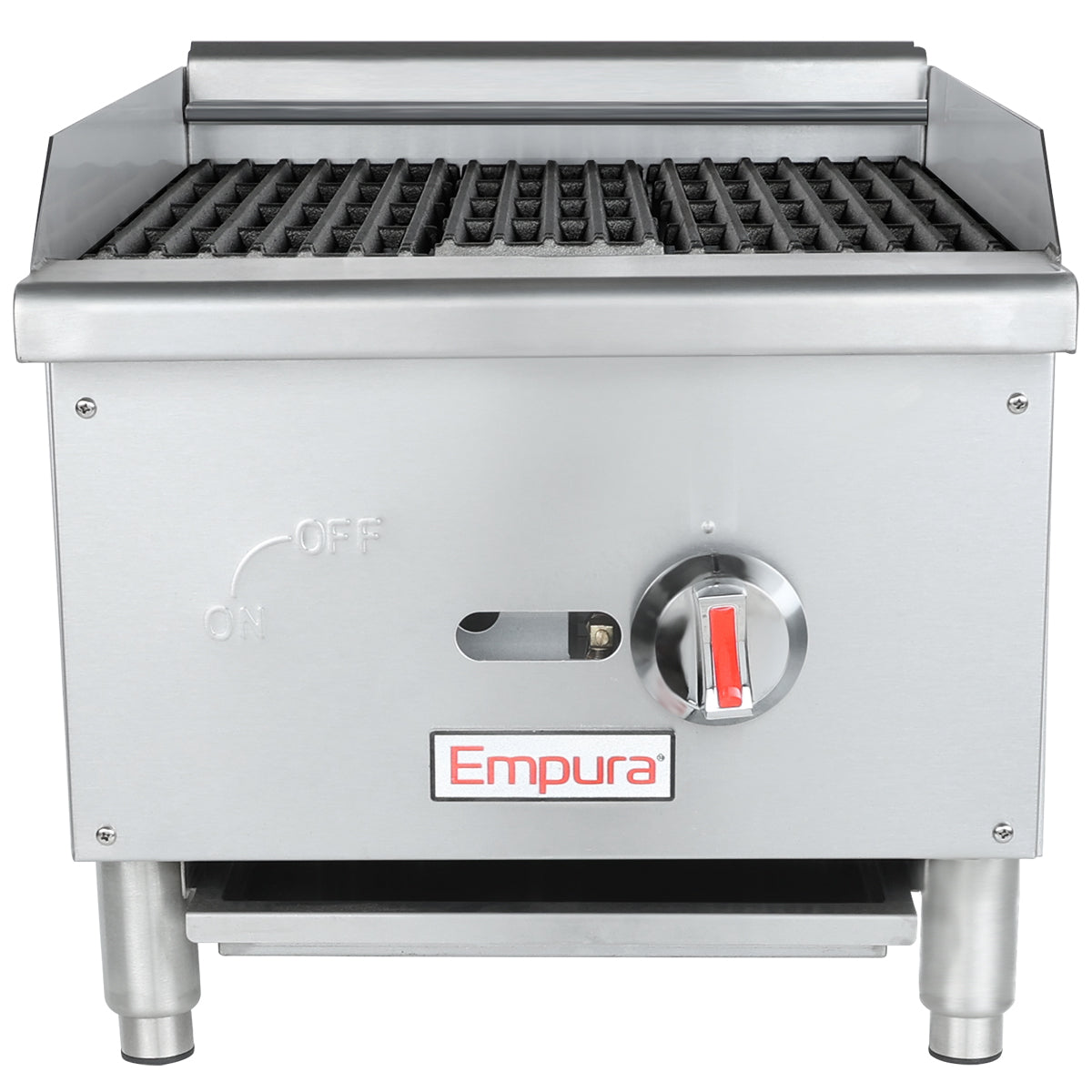 16" Gas Countertop Radiant Commercial Charbroiler - 30,000 BTU Charbroiler, Gas, Countertop Empura