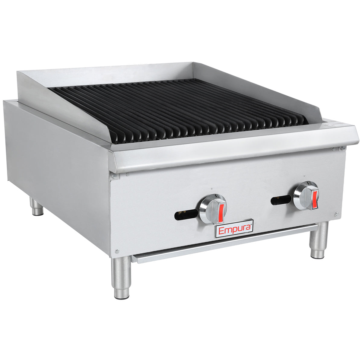 24" Gas Countertop Radiant Commercial Charbroiler - 60,000 BTU Charbroiler, Gas, Countertop Empura