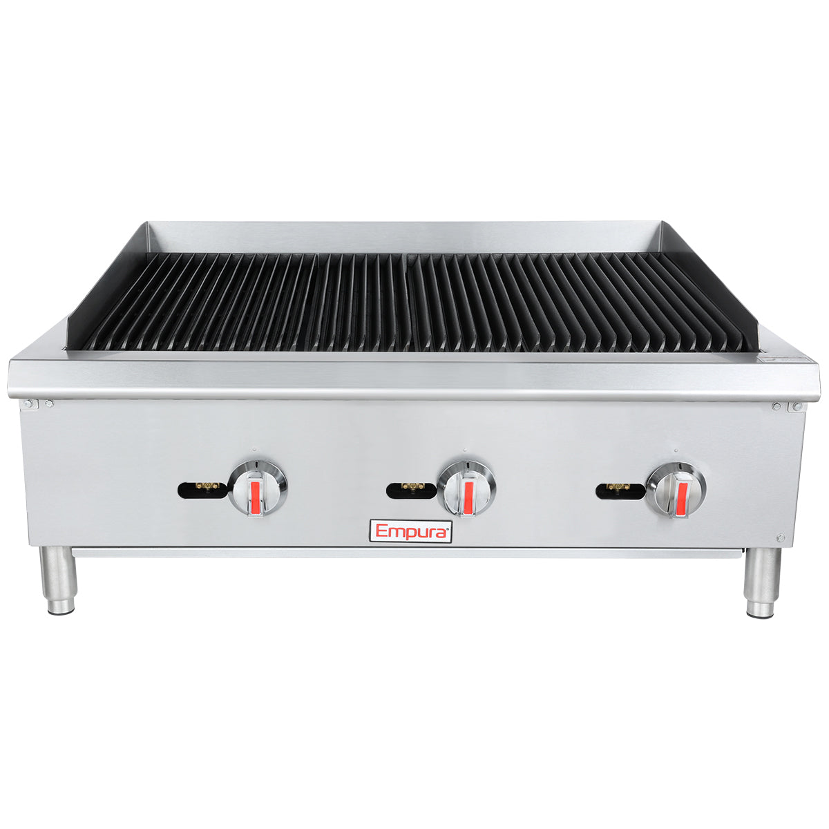 36" Gas Countertop Radiant Commercial Charbroiler - 90,000 BTU Charbroiler, Gas, Countertop Empura