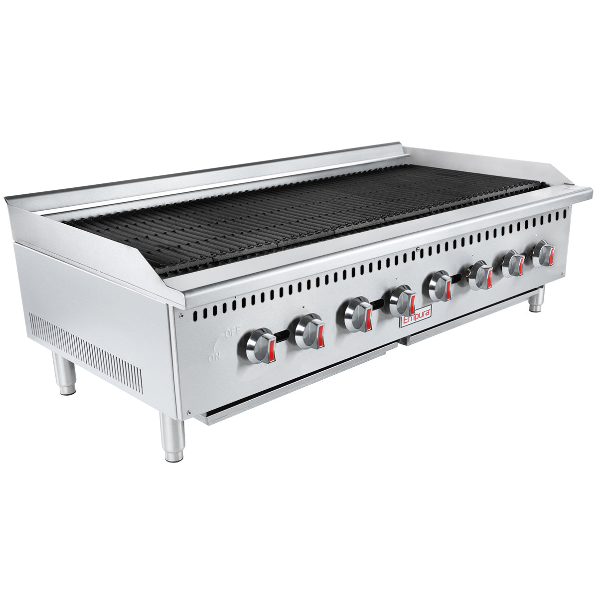 48" Gas Countertop Heavy Duty Radiant Commercial Charbroiler - 160,000 BTU Charbroiler, Gas, Countertop Empura