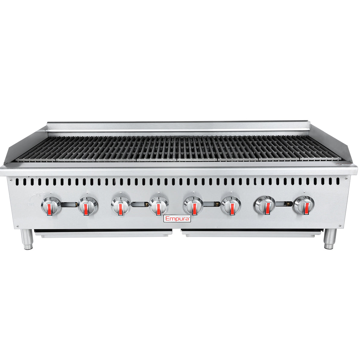 48" Gas Countertop Heavy Duty Radiant Commercial Charbroiler - 160,000 BTU Charbroiler, Gas, Countertop Empura