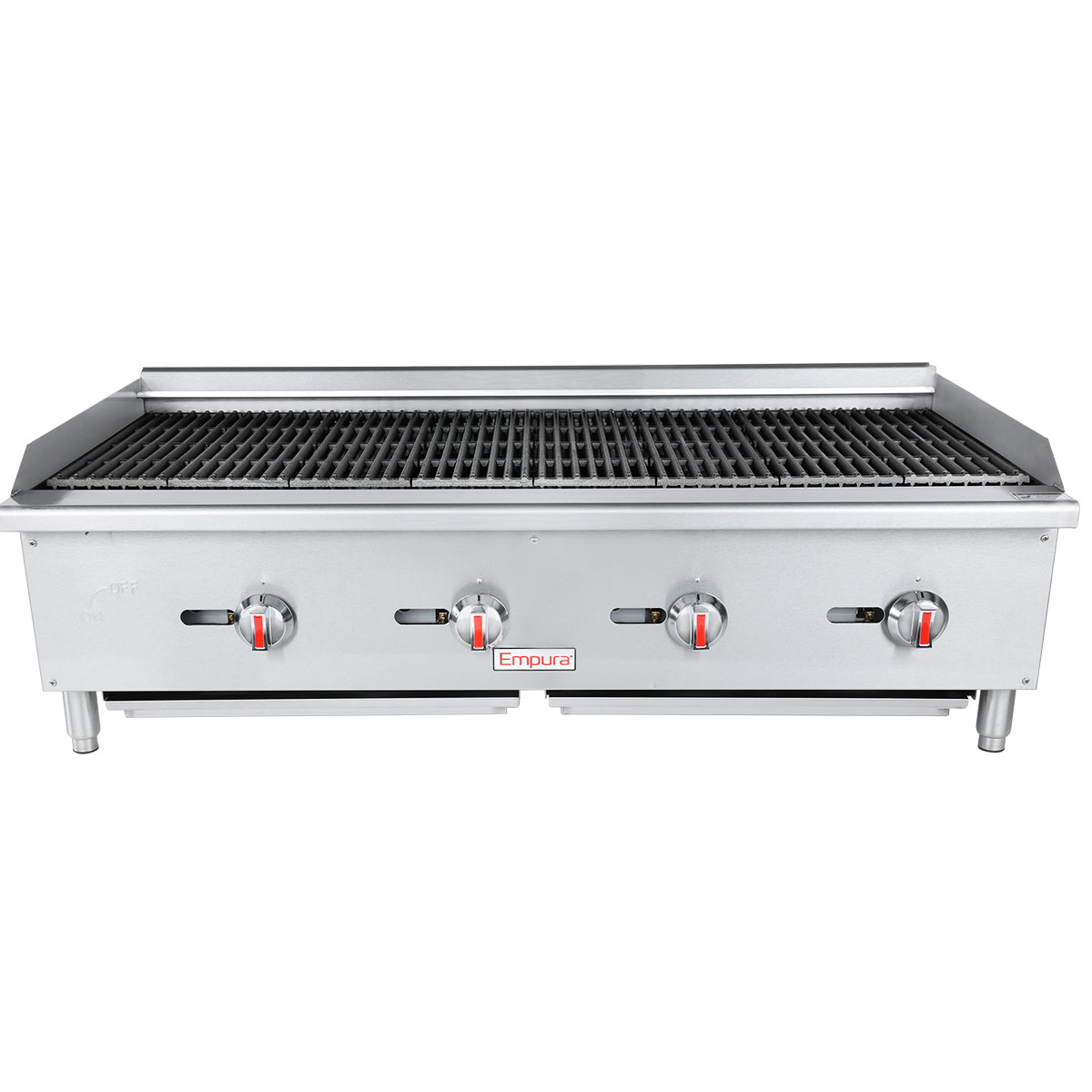 48" Gas Countertop Radiant Commercial Charbroiler - 120,000 BTU Charbroiler, Gas, Countertop Empura