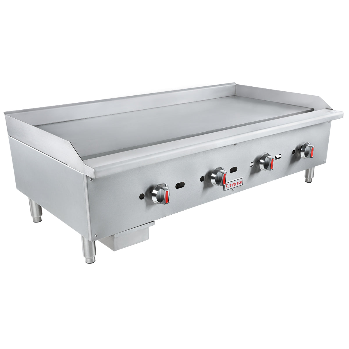 47" Standard Duty Commercial Countertop Gas Griddle with Manual Controls - 120,000 BTU Griddle, Gas, Countertop Empura