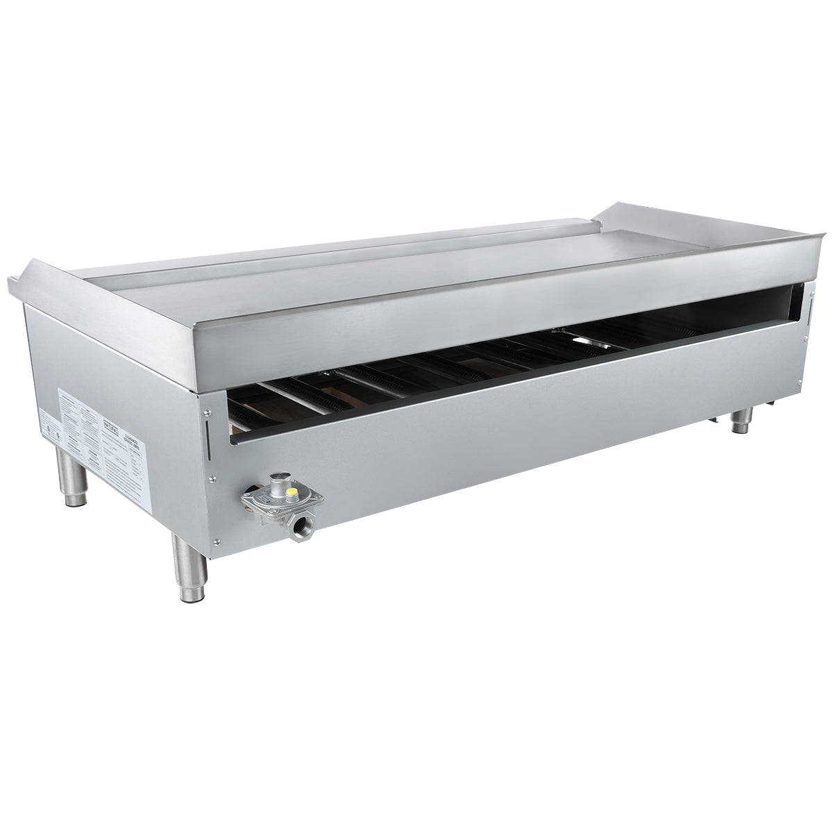 47" Standard Duty Commercial Countertop Gas Griddle with Manual Controls - 120,000 BTU Griddle, Gas, Countertop Empura