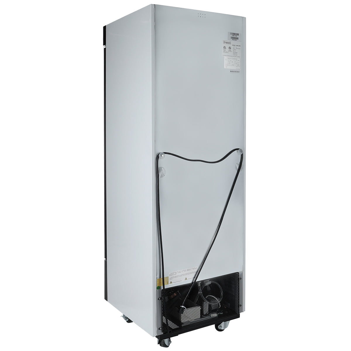 25" White Swing Commercial Glass Door Merchandiser Freezer Freezer, Merchandiser Empura