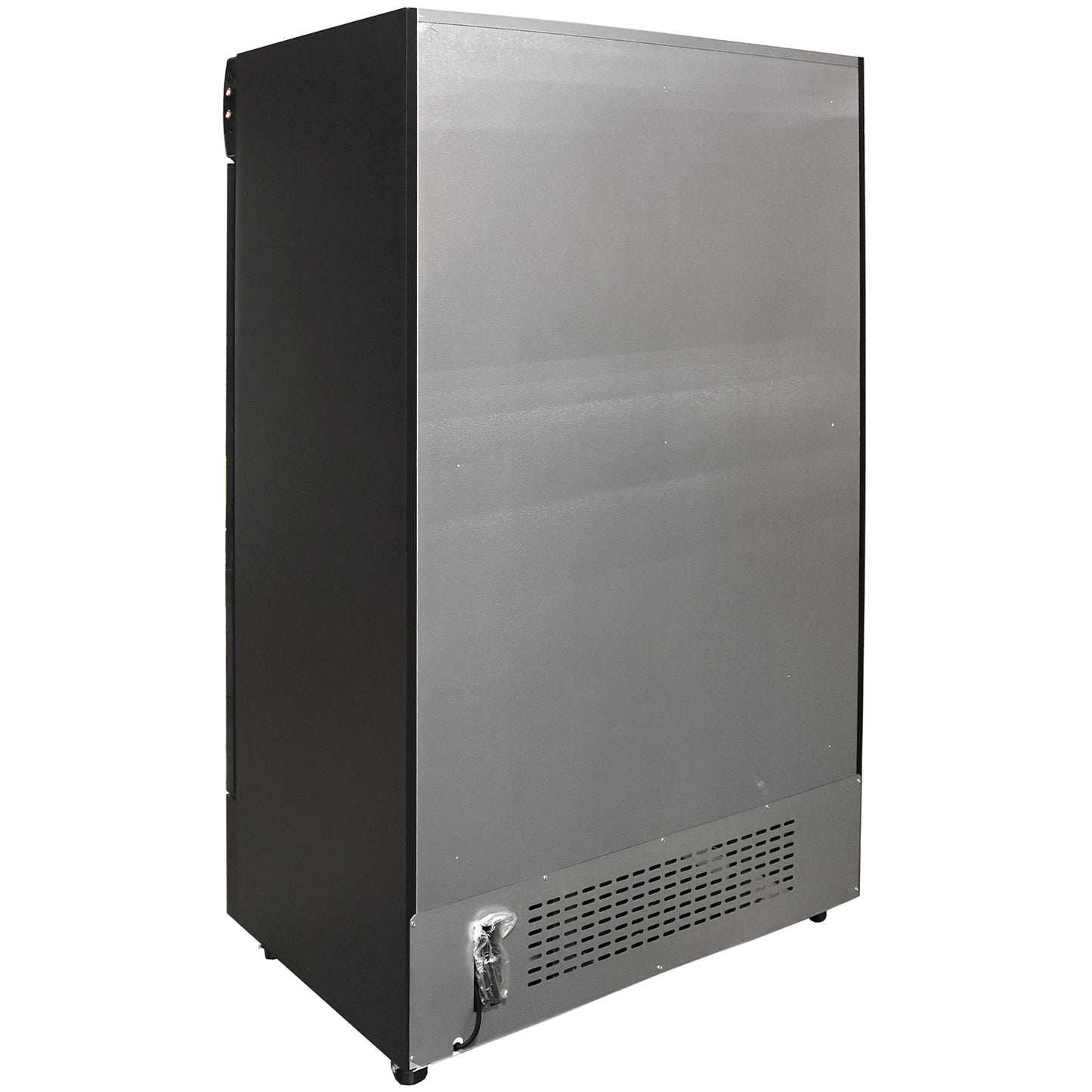 Empura EGM-36B 48.25" Wide Two Section Black Refrigerated Merchandiser With Swinging Glass Doors