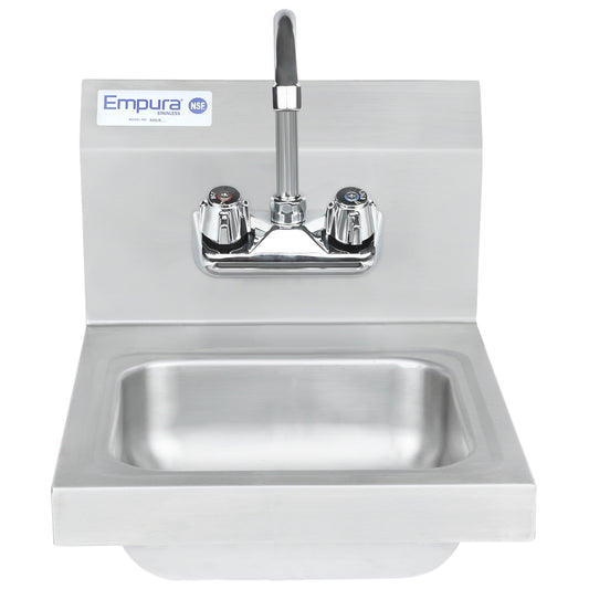 Empura EHS14 Hand Sink Wall Mounted 14"D X 16.