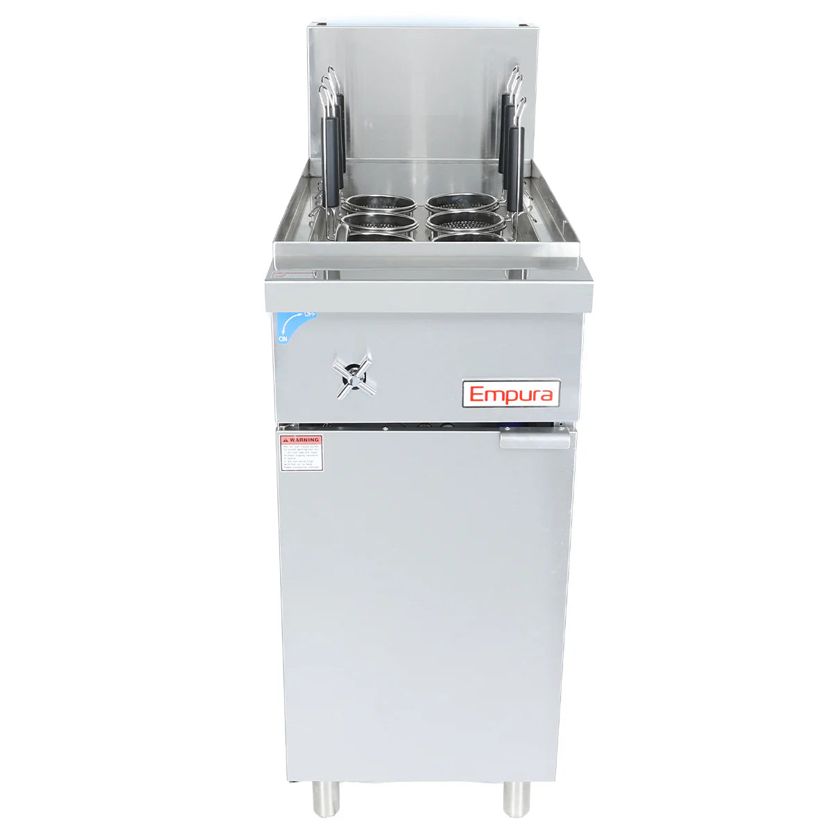 11 Gallon Liquid Propane Gas Commercial Pasta Cooker - 70,000 BTU Pasta Cooker, Gas Empura