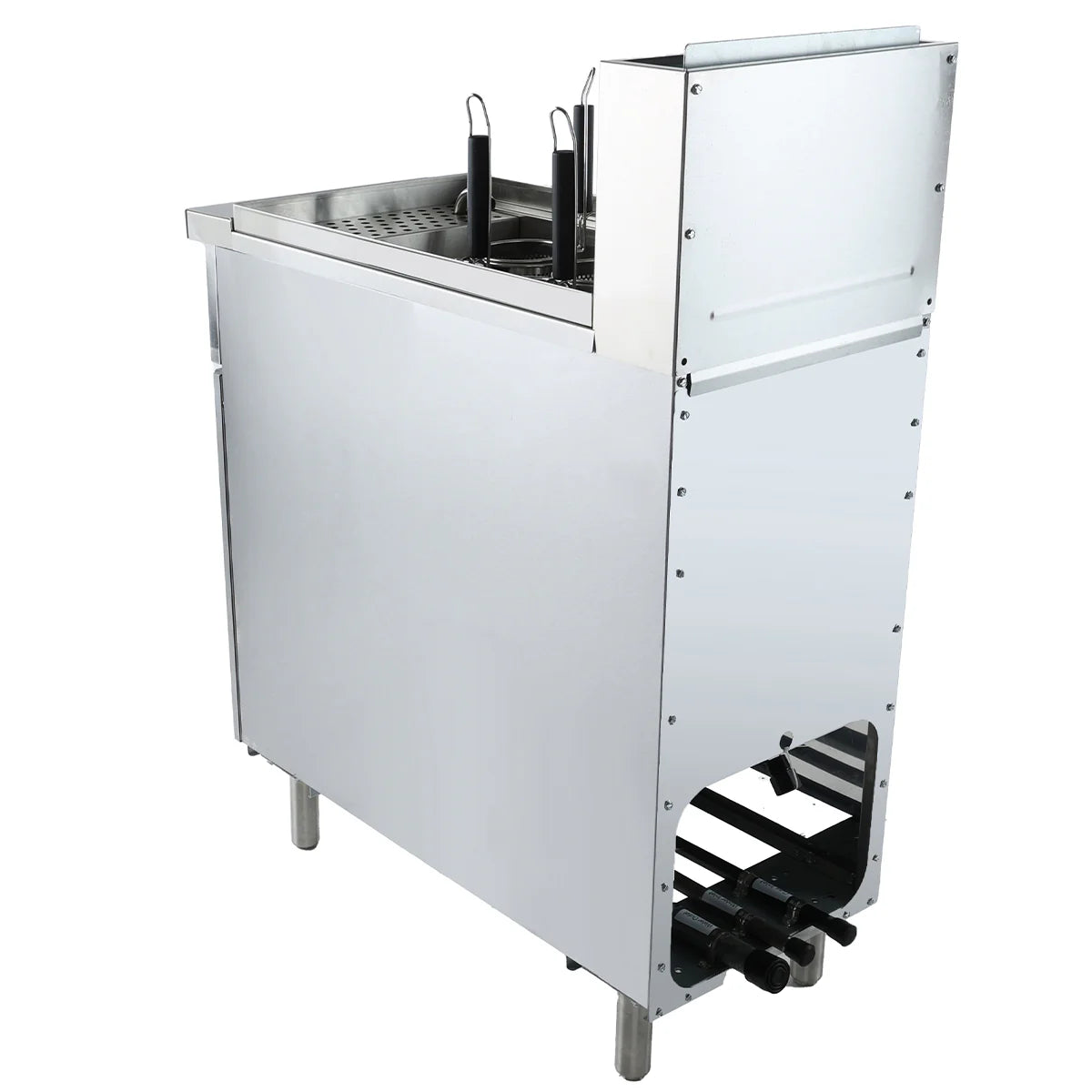 11 Gallon Liquid Propane Gas Commercial Pasta Cooker - 70,000 BTU Pasta Cooker, Gas Empura