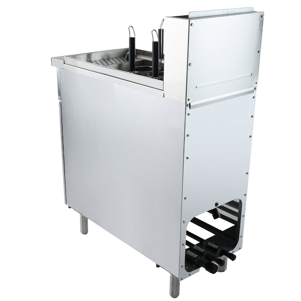 11 Gallon Natural Gas Commercial Pasta Cooker - 70,000 BTU Pasta Cooker, Gas Empura