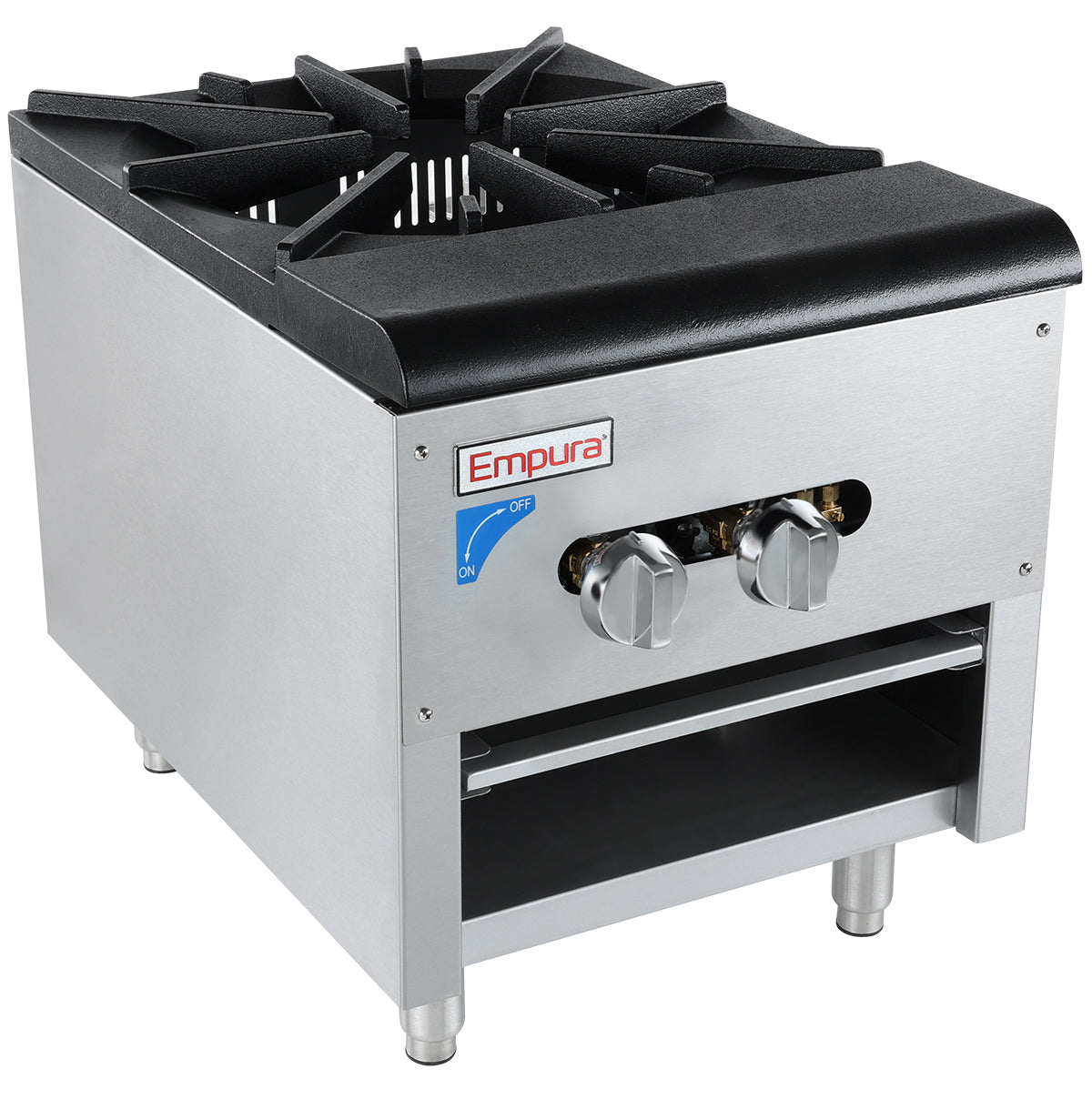 1 Burner Commercial Gas Stock Pot Range - 110,000 BTU Range, Stock Pot, Gas Empura