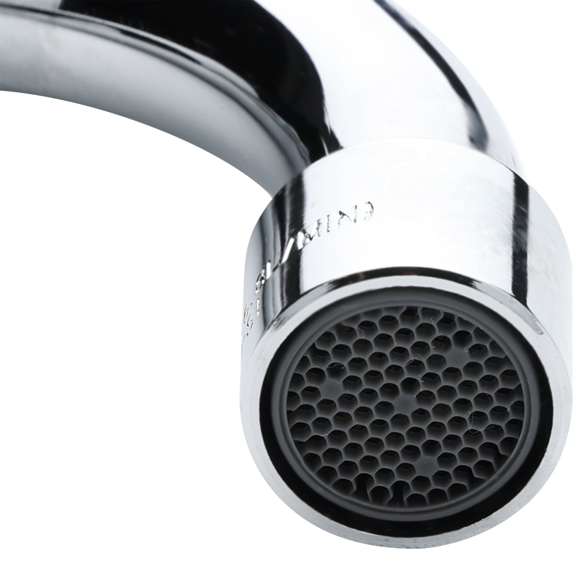 Wall Mount Commercial Faucet with 3 1/2" x 8 1/2" Swivel Gooseneck Spout and 4" Centers, NSF Faucet, Wall / Splash Mount Empura