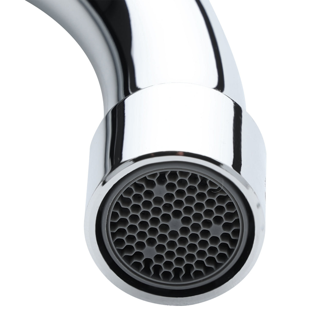 Wall Mount Commercial Faucet with 6" x 9 1/2" Swivel Gooseneck Spout and 4" Centers, NSF Faucet, Wall / Splash Mount Empura