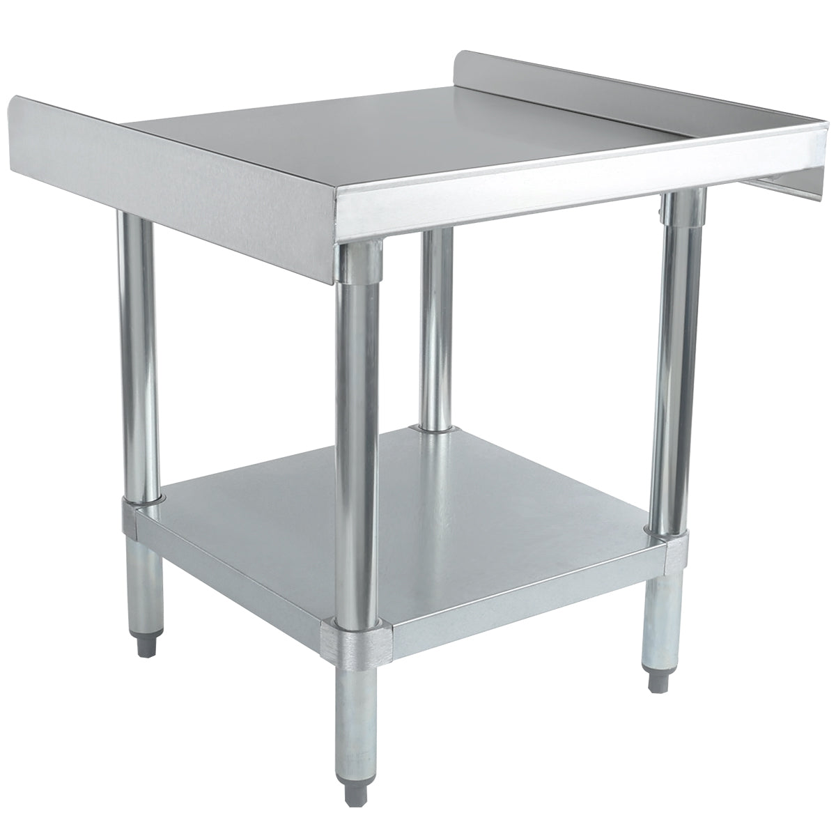 24" x 24" 16 Gauge Stainless Steel Equipment Stand with Galvanized Undershelf, NSF Equipment Stand Empura