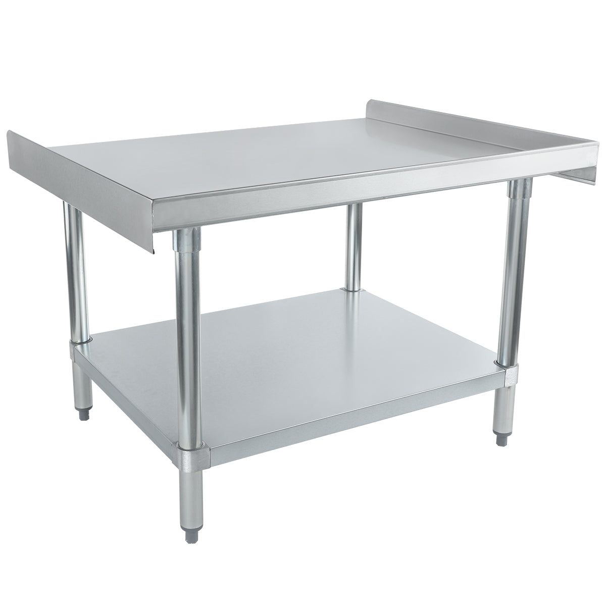 36" x 30" 16 Gauge Stainless Steel Equipment Stand with Galvanized Undershelf, NSF Equipment Stand Empura