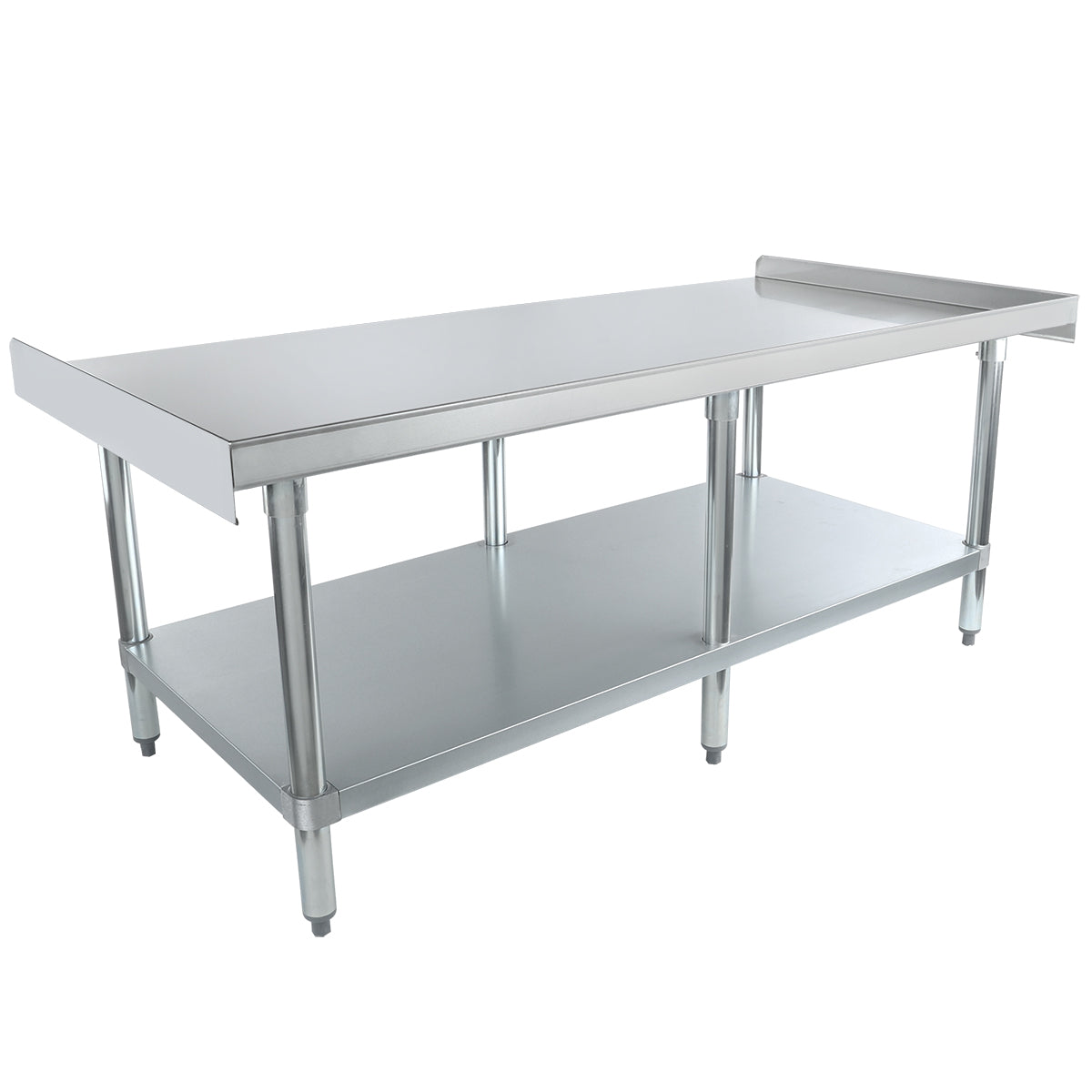 60" x 30" 16 Gauge Stainless Steel Equipment Stand with Galvanized Undershelf, NSF Equipment Stand Empura