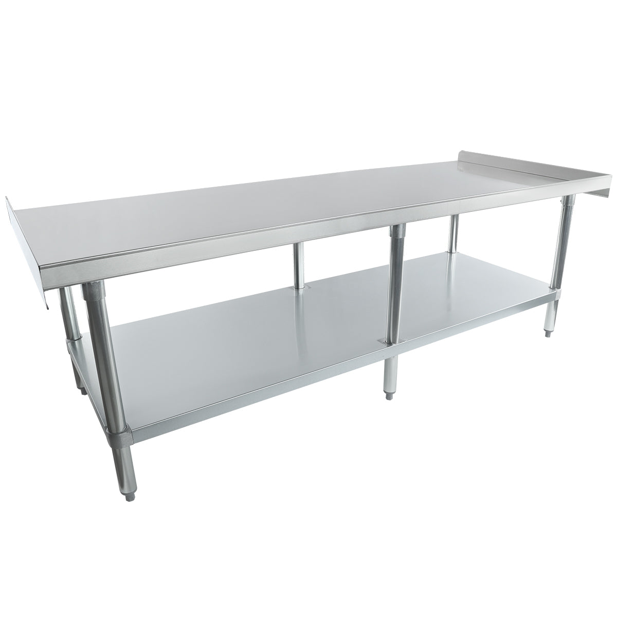 72" x 30" 16 Gauge Stainless Steel Equipment Stand with Galvanized Undershelf, NSF Equipment Stand Empura