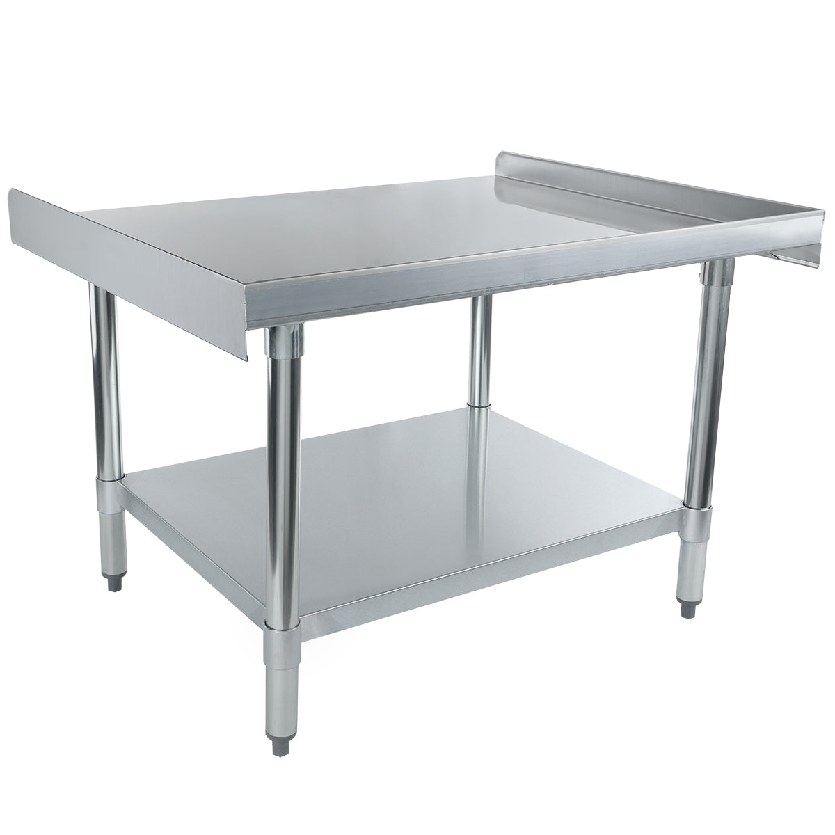 36" x 30" 18 Gauge Stainless Steel Equipment Stand with Galvanized Undershelf, NSF Equipment Stand Empura