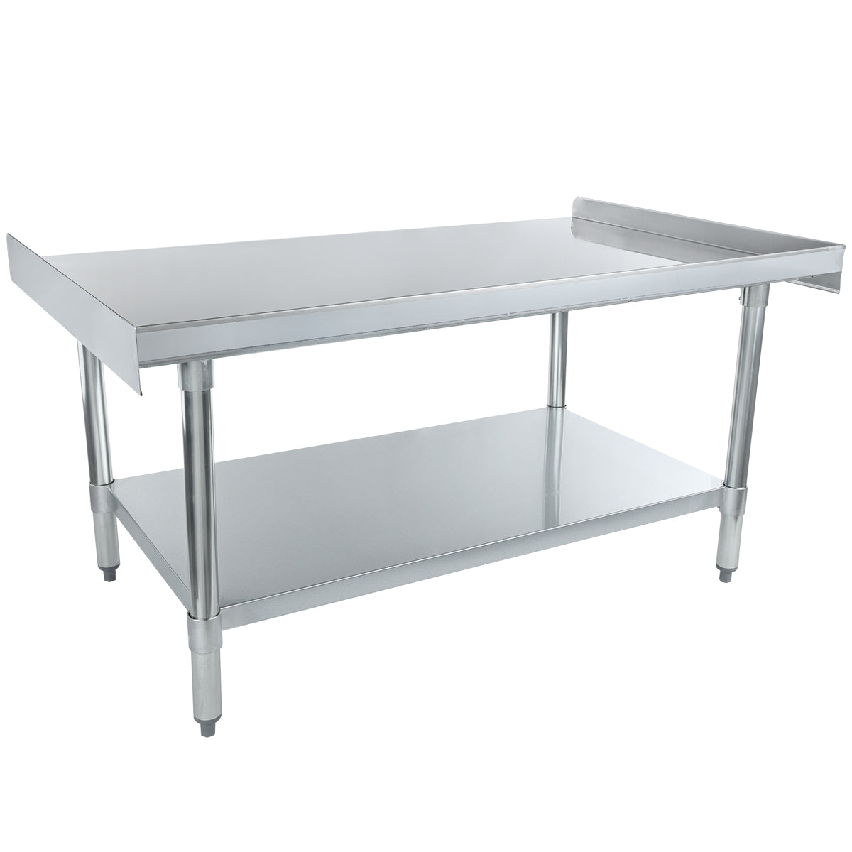 48" x 30" 18 Gauge Stainless Steel Equipment Stand with Galvanized Undershelf, NSF Equipment Stand Empura