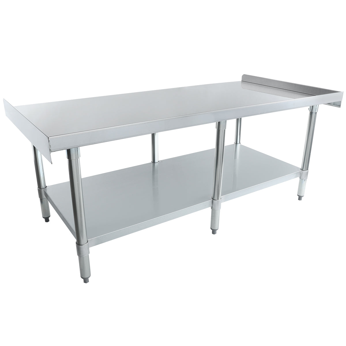 60" x 30" 18 Gauge Stainless Steel Equipment Stand with Galvanized Undershelf, NSF Equipment Stand Empura